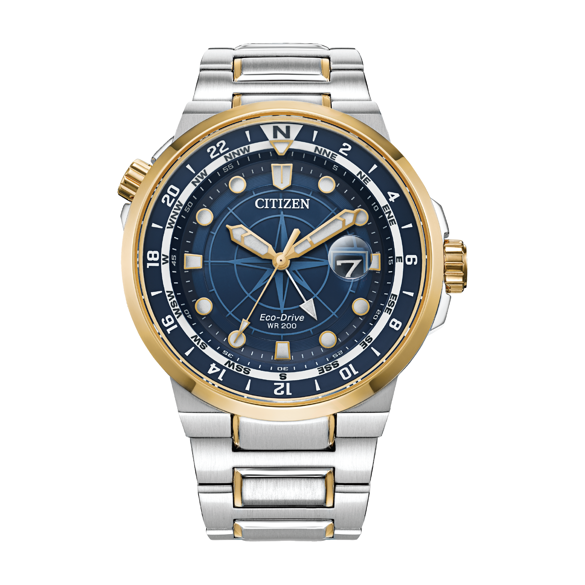 CITIZEN Eco-Drive マザーオブパールダイヤル Citizen Marine Lady Eco-Drive Crystal Mother of Pearl Dial