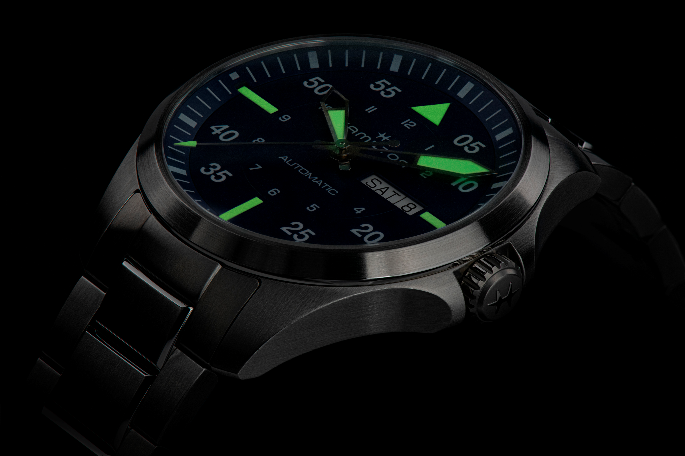 Khaki Aviation Pilot Day Date 42mm Automatic - H64635140