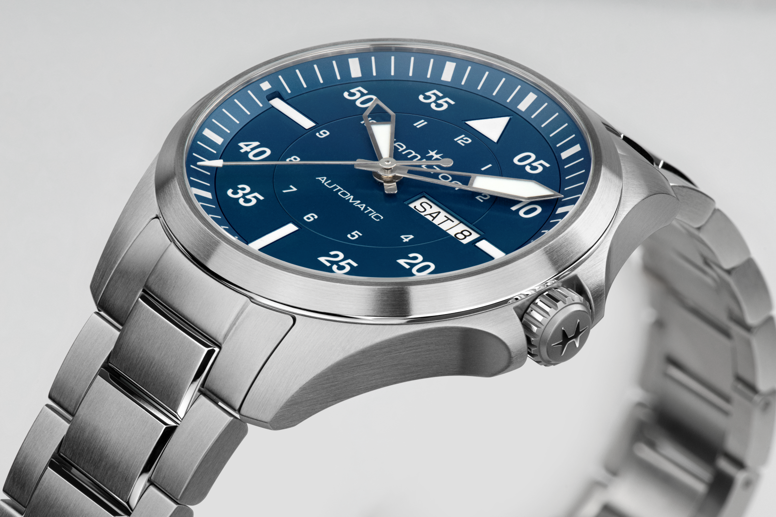 Khaki Aviation Pilot Day Date 42mm Automatic - H64635140