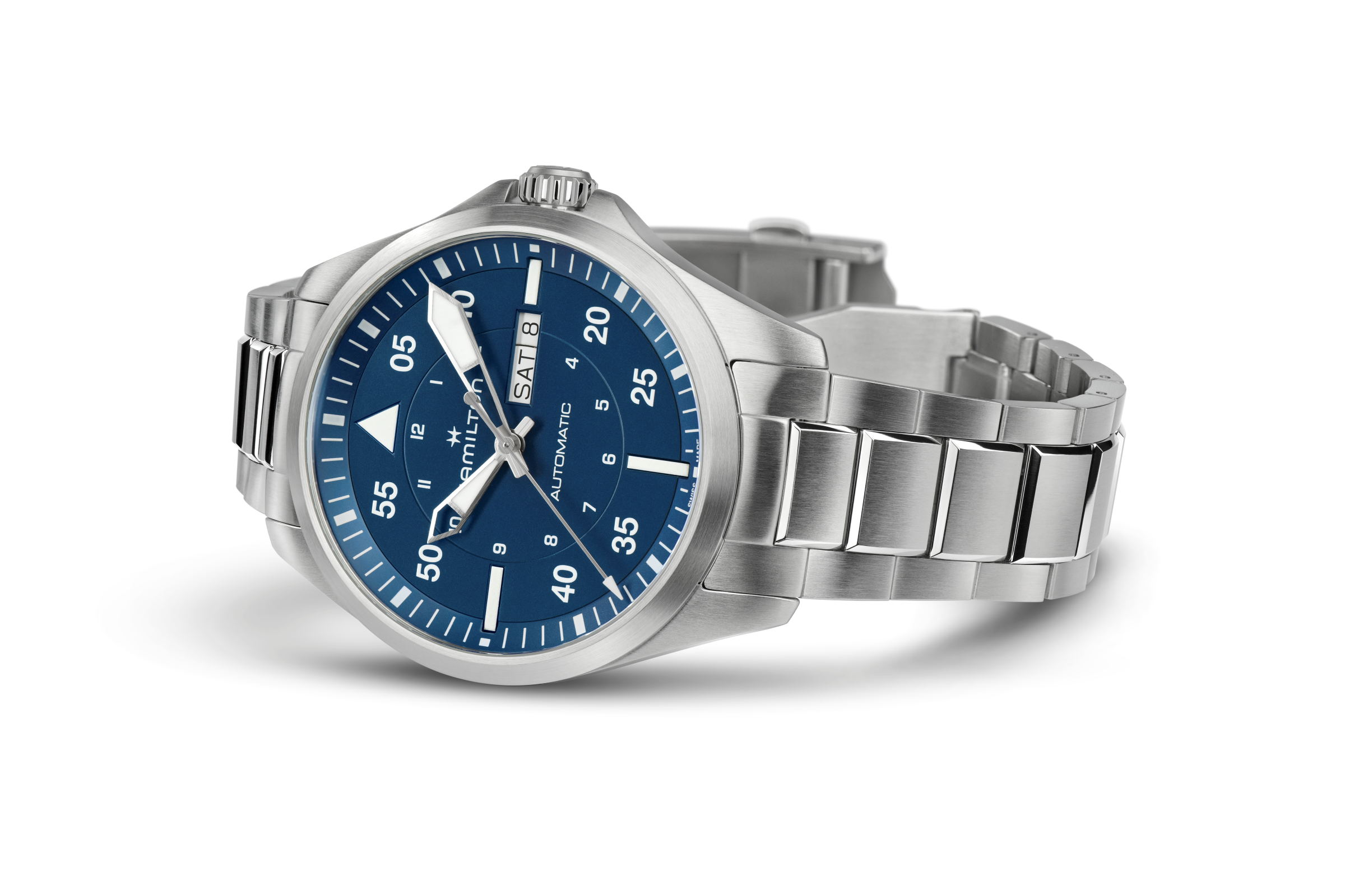 Khaki Aviation Pilot Day Date 42mm Automatic - H64635140