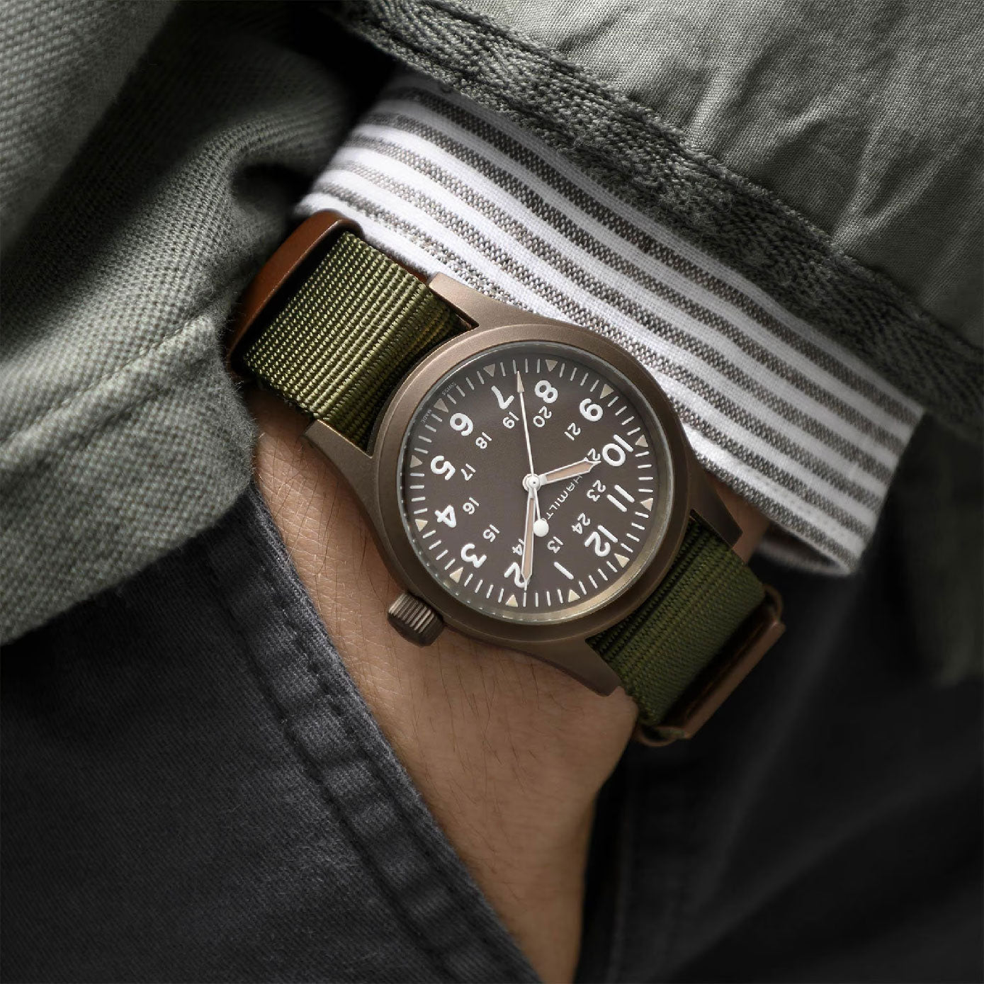 Khaki Field 38MM Mechanical - H69449961