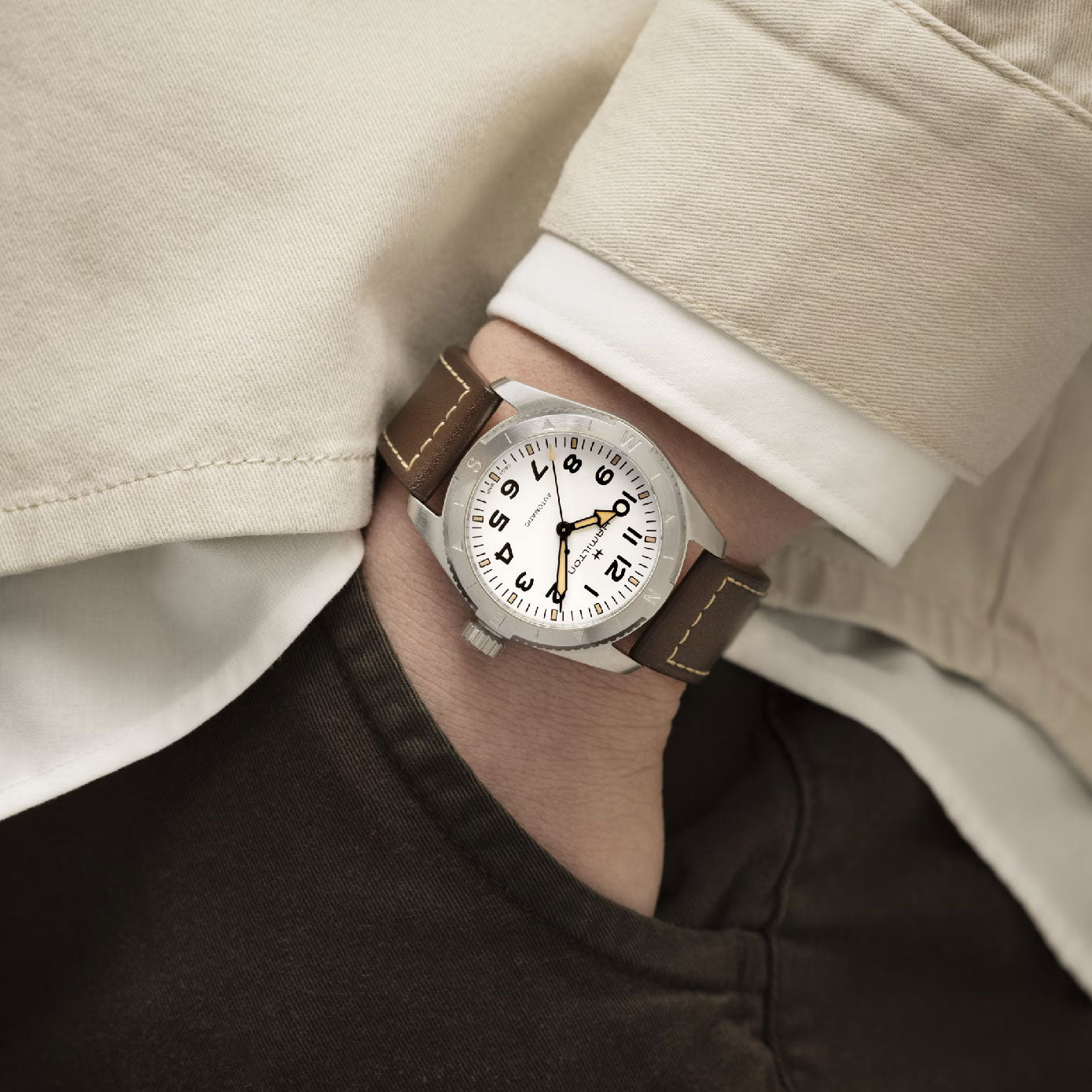 Khaki Field 41MM Automatic - H70315510