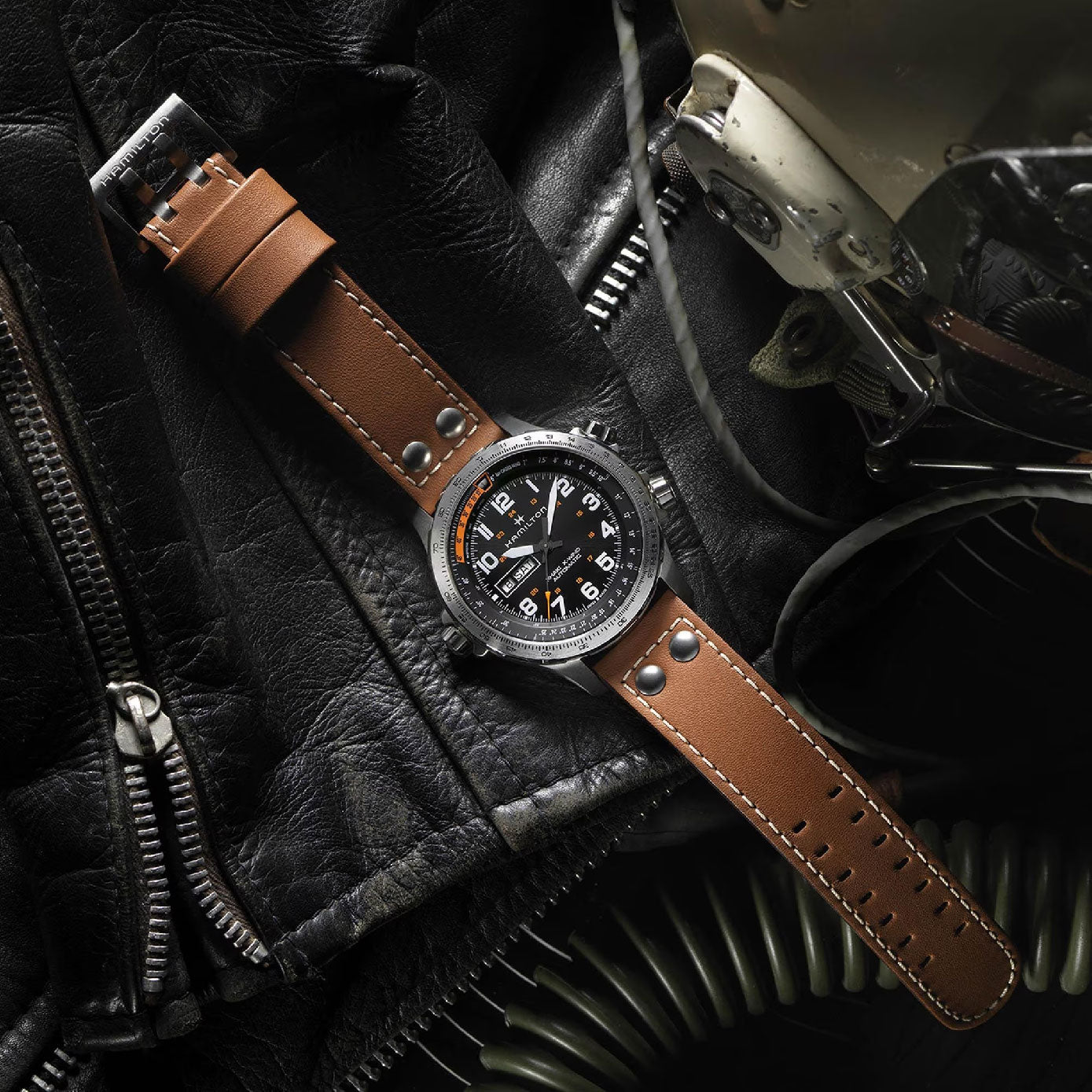 Khaki Aviation 45MM Automatic - H77755533