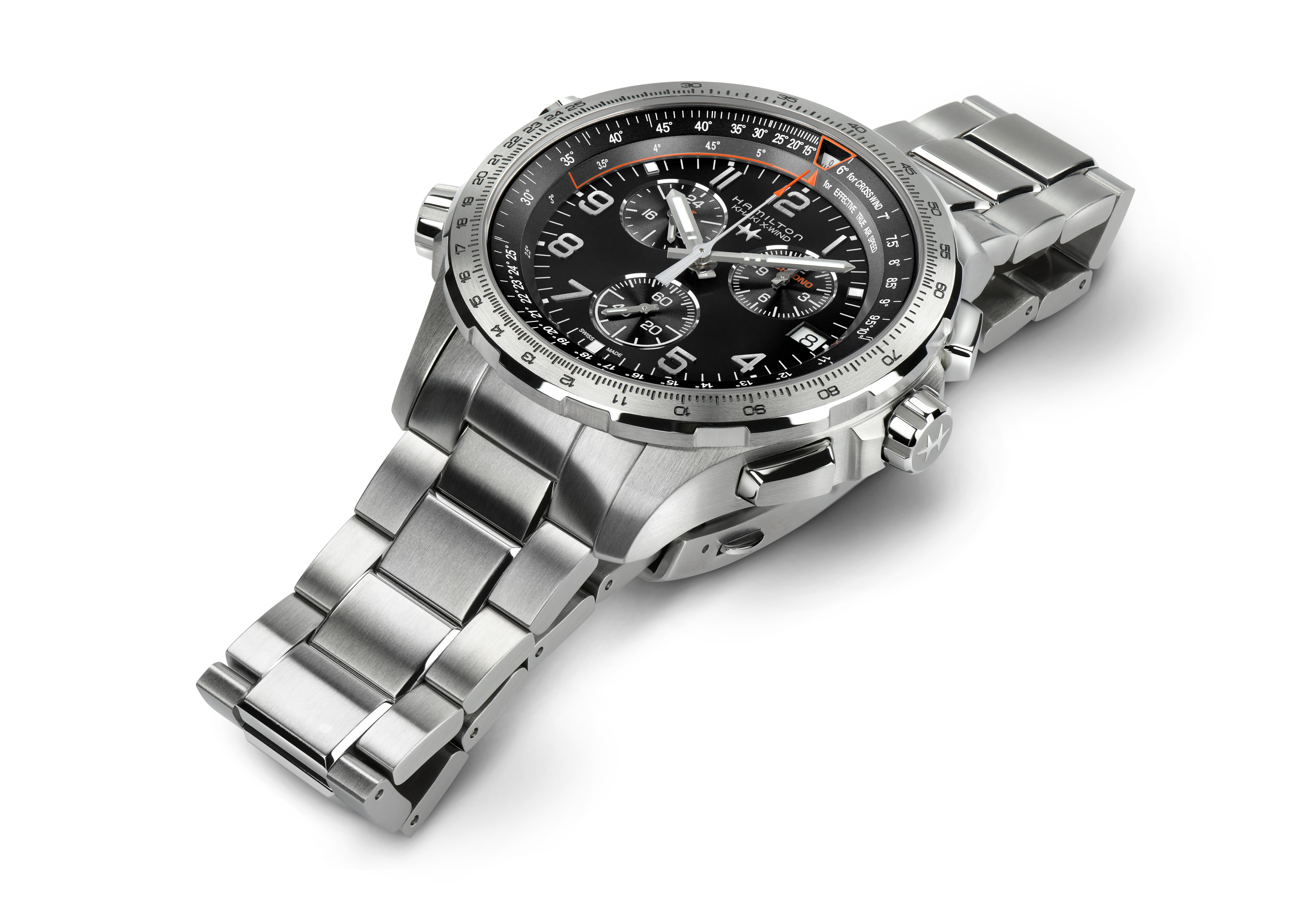 Khaki Aviation X-Wind GMT Chrono 46MM Quartz - H77912135
