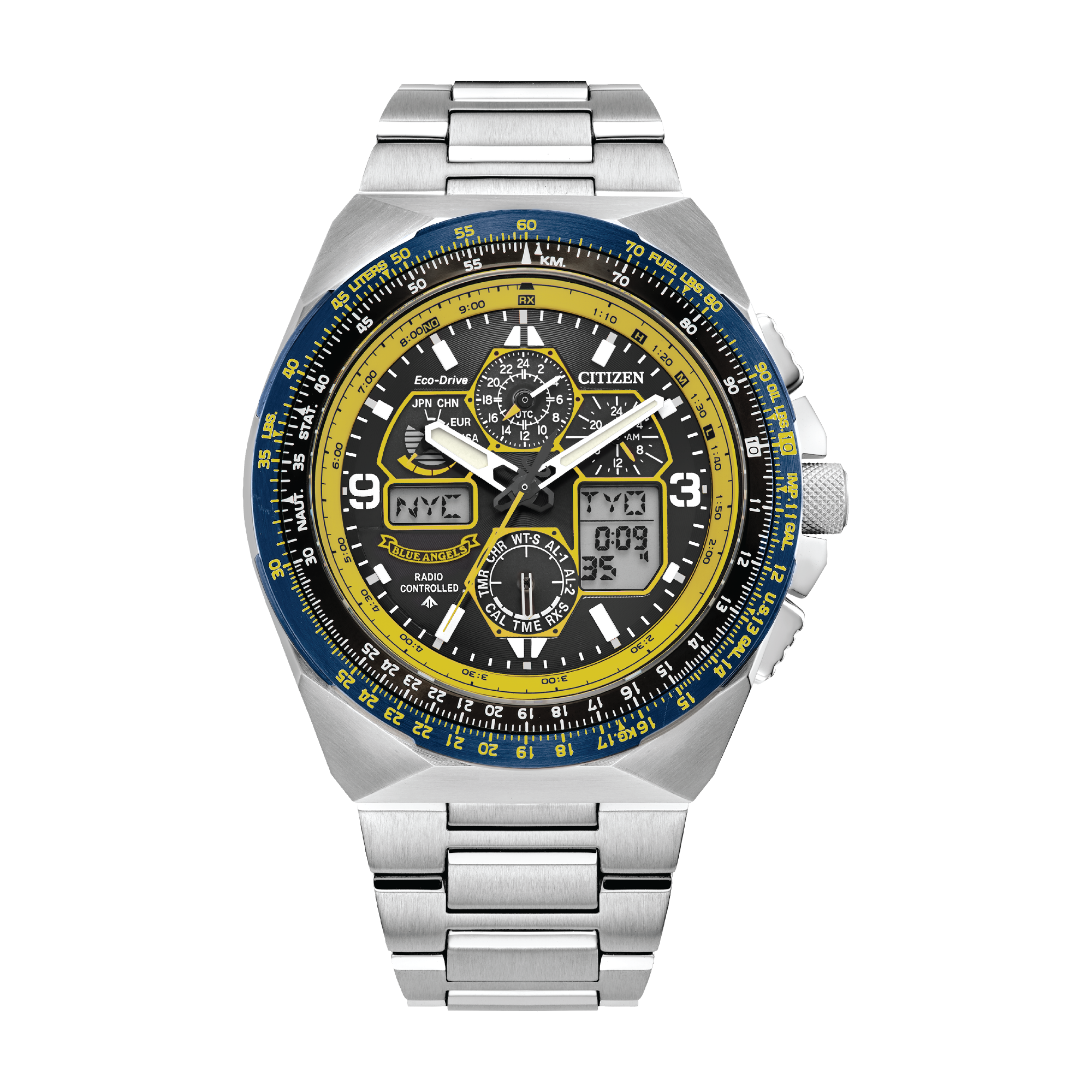 Promaster Blue Angels Skyhawk A-T 46MM Solar - JY8125-54L
