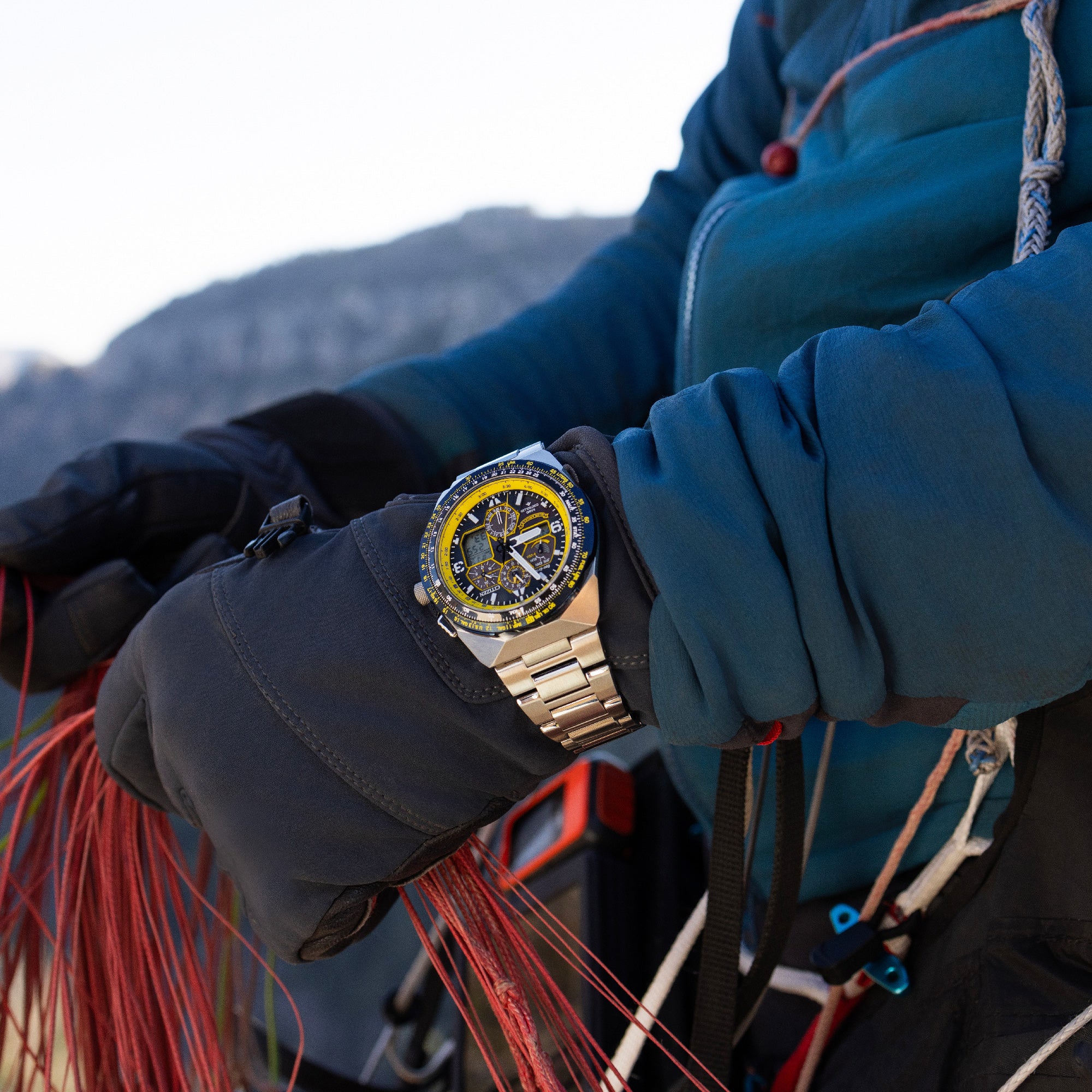 Promaster Blue Angels Skyhawk A-T 46MM Solar - JY8125-54L