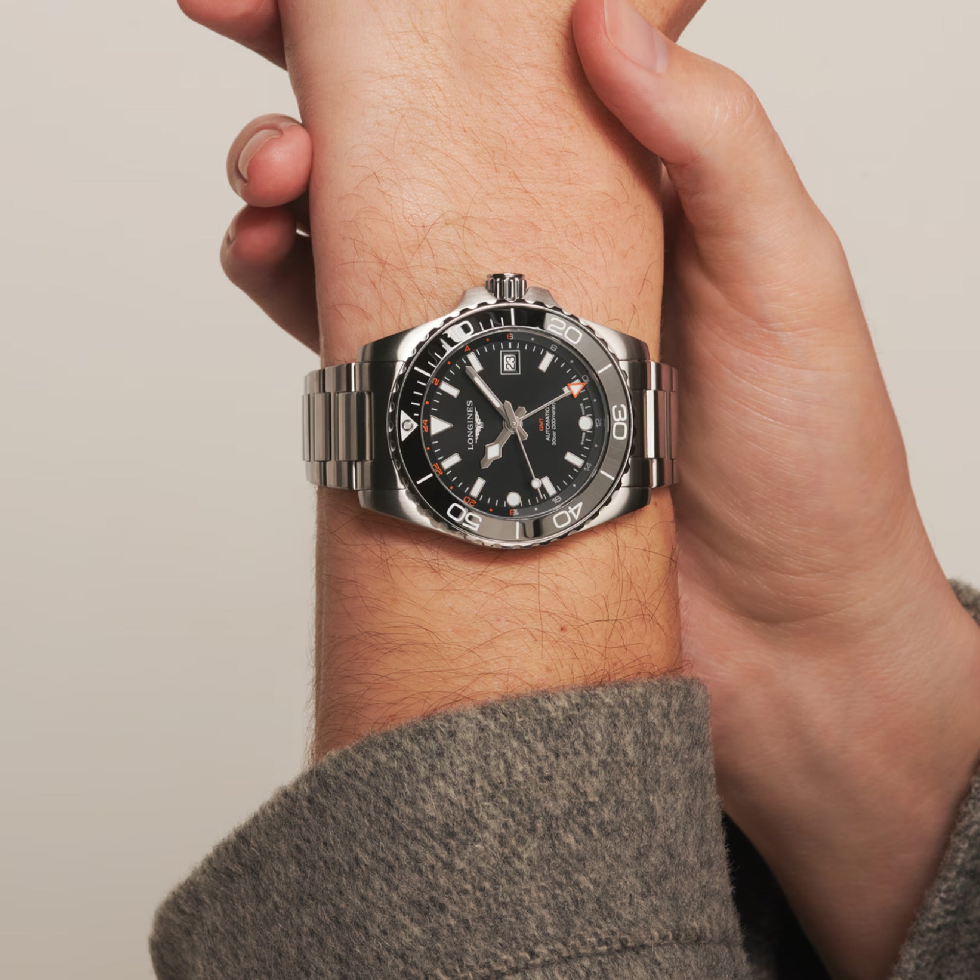 Hydroconquest GMT 41MM Automatic - L37904566