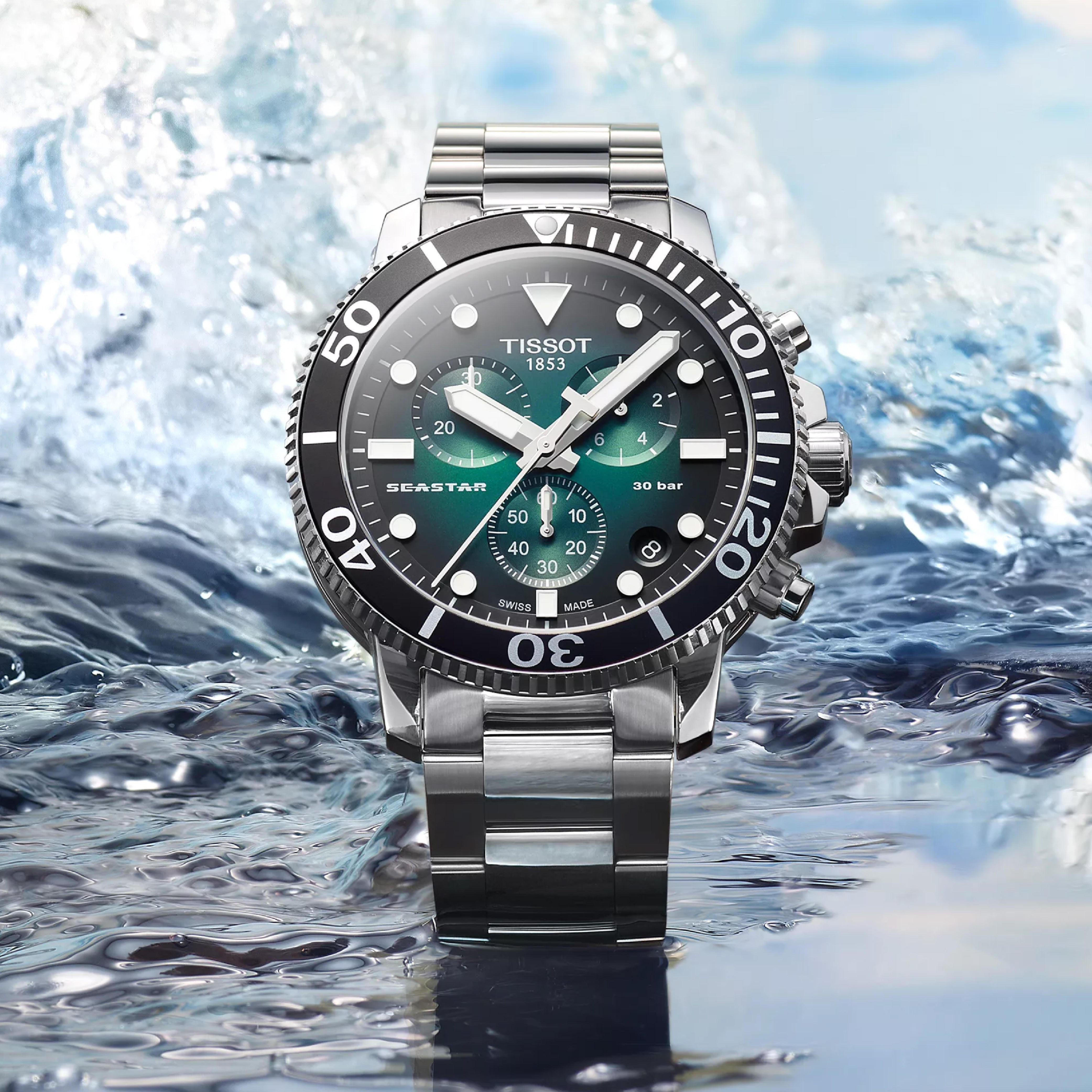 Seastar 1000 Chronograph 45.50MM Quartz - T1204171109101