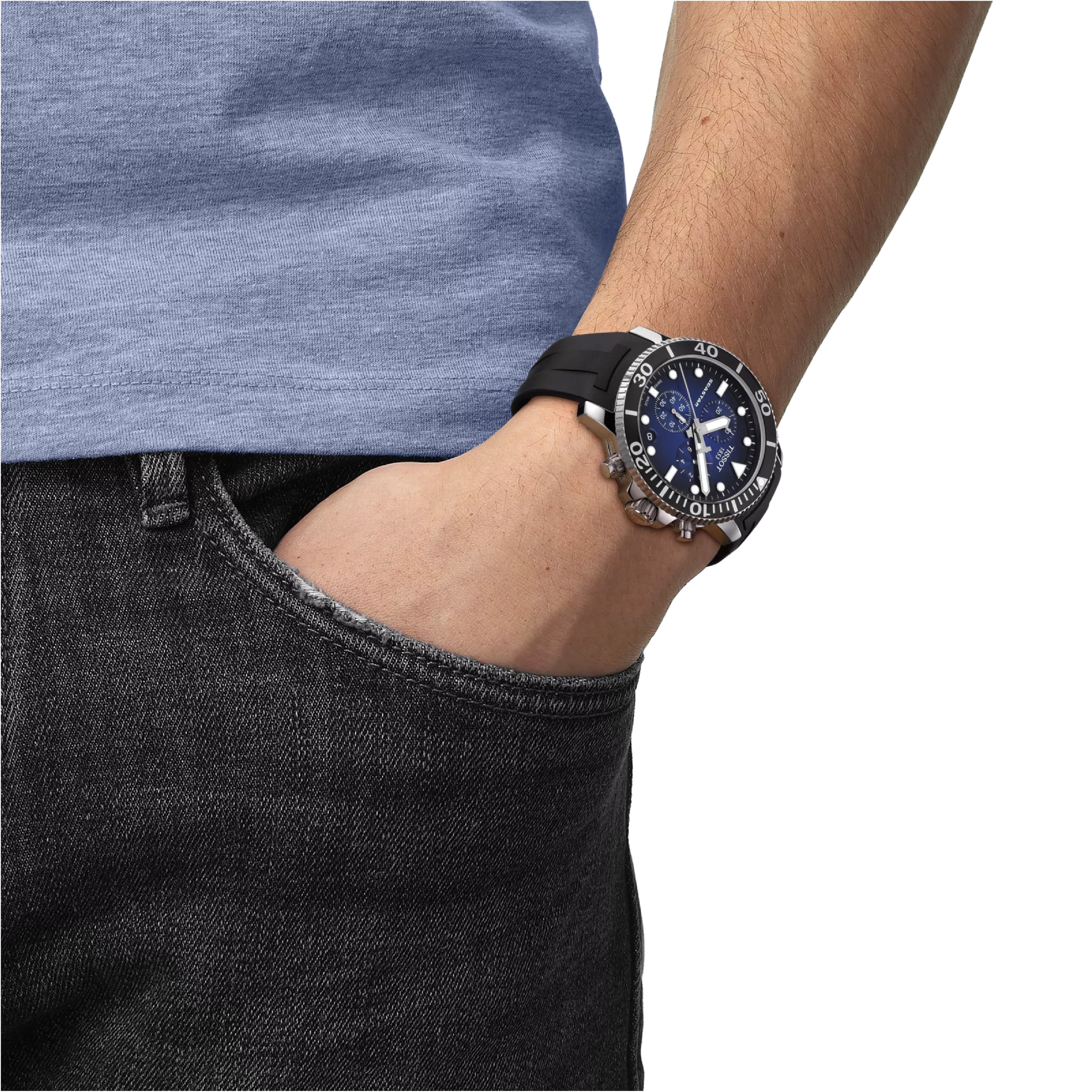 Seastar 1000 Chronograph 45.50MM Quartz - T1204171704100