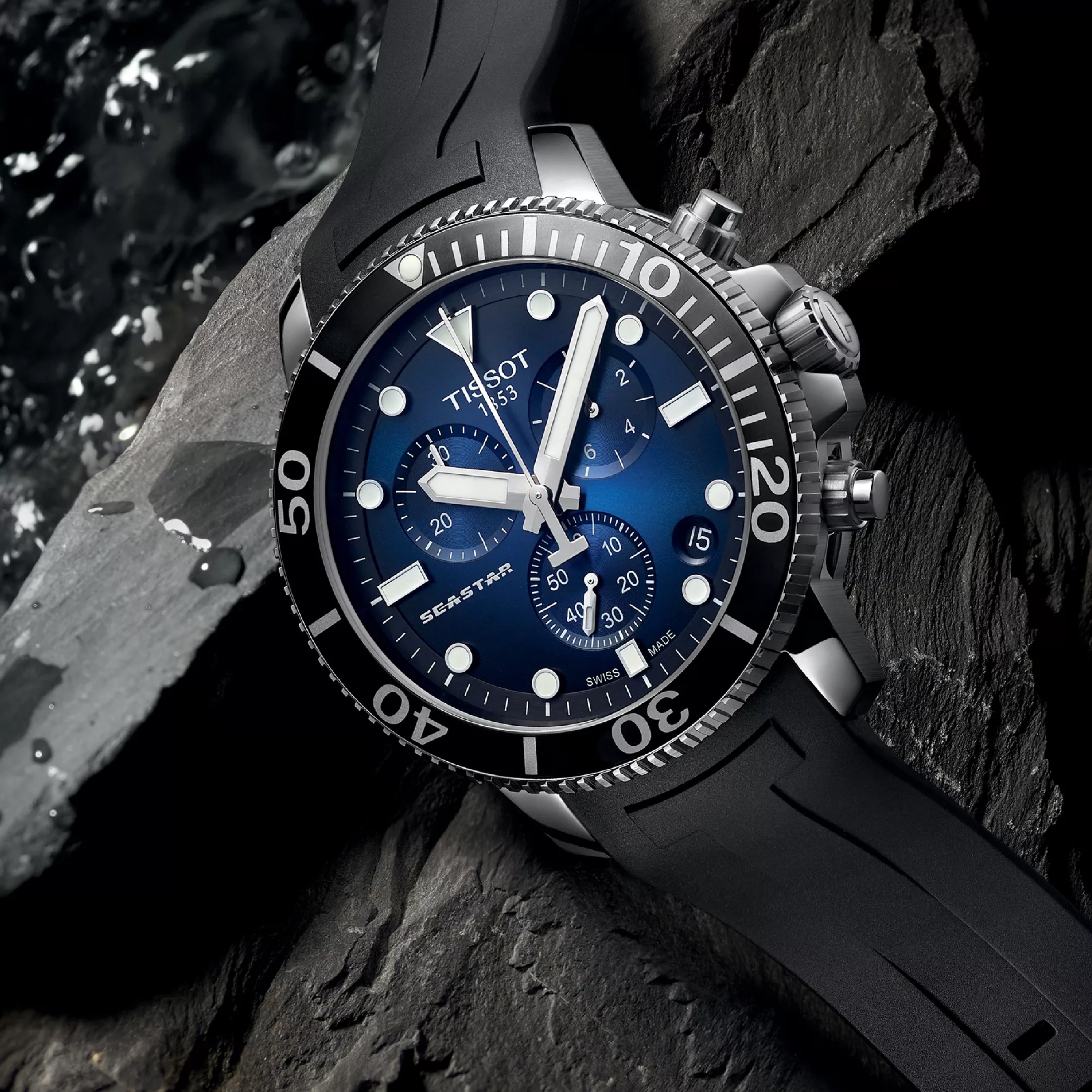 Seastar 1000 Chronograph 45.50MM Quartz - T1204171704100
