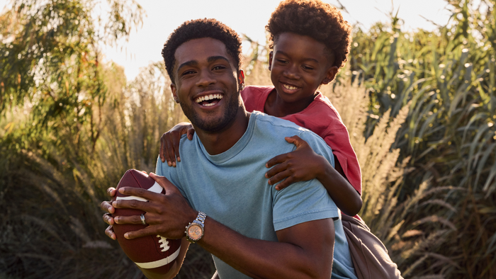 Father and son