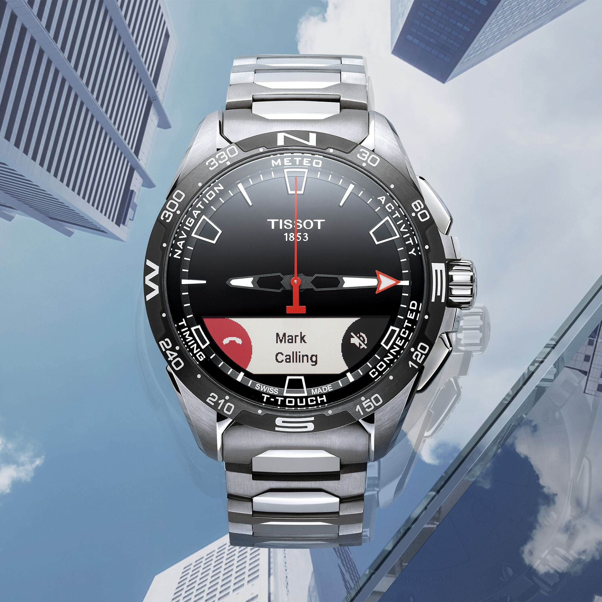 T-Touch Connect Solar 47MM Quartz - T1214204405100