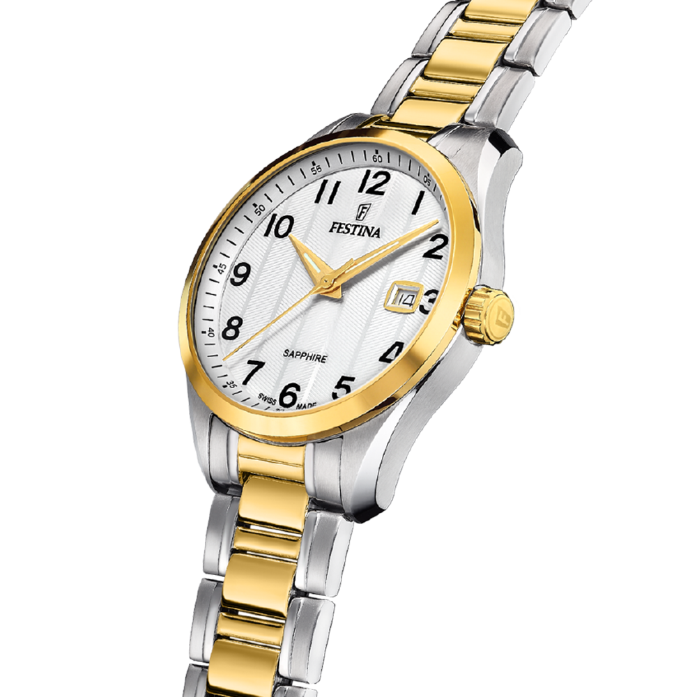 Classic with Silver Dial Stainless Steel Strap - F20027-1