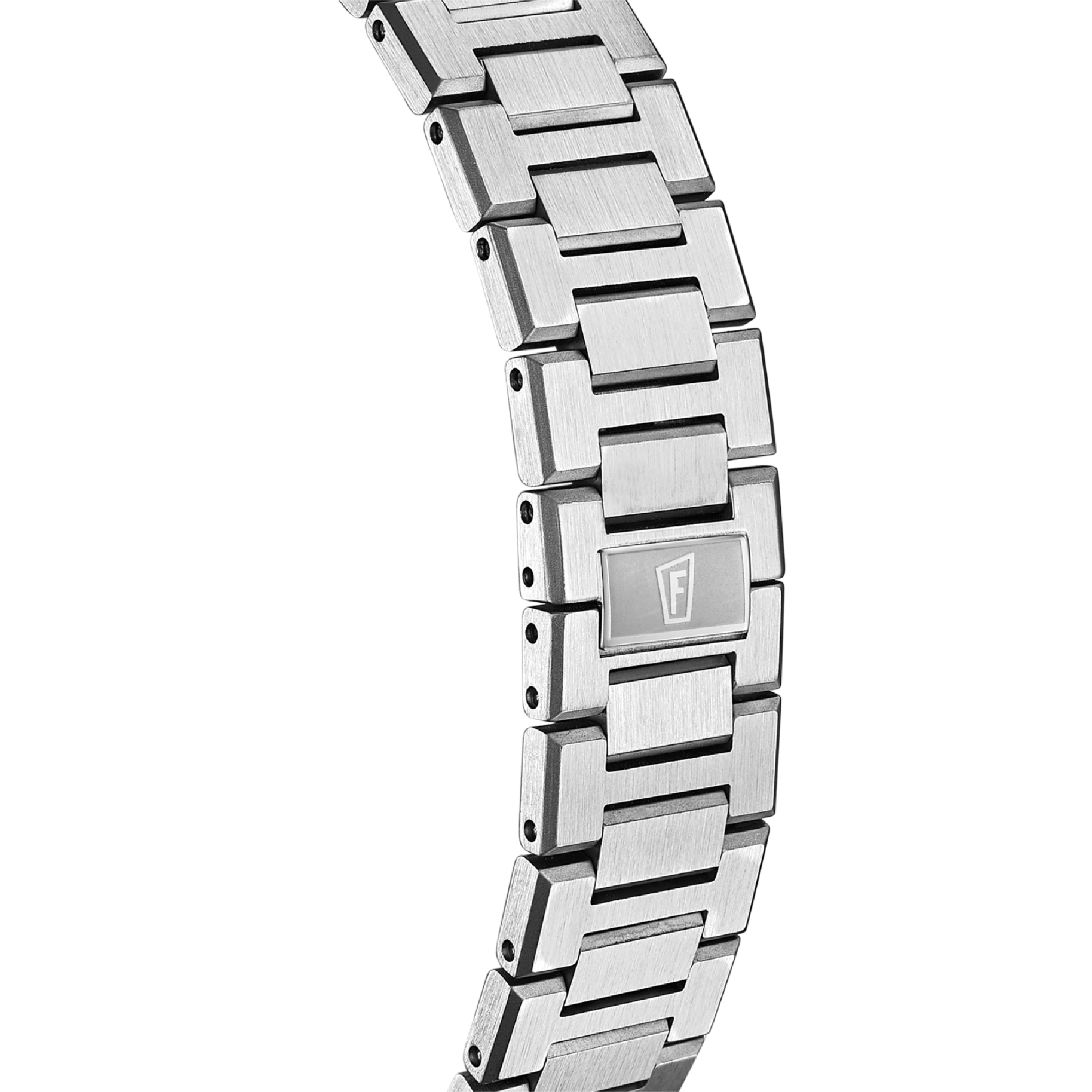 Rivé with Black Dial Stainless Steel Strap - F20034-4