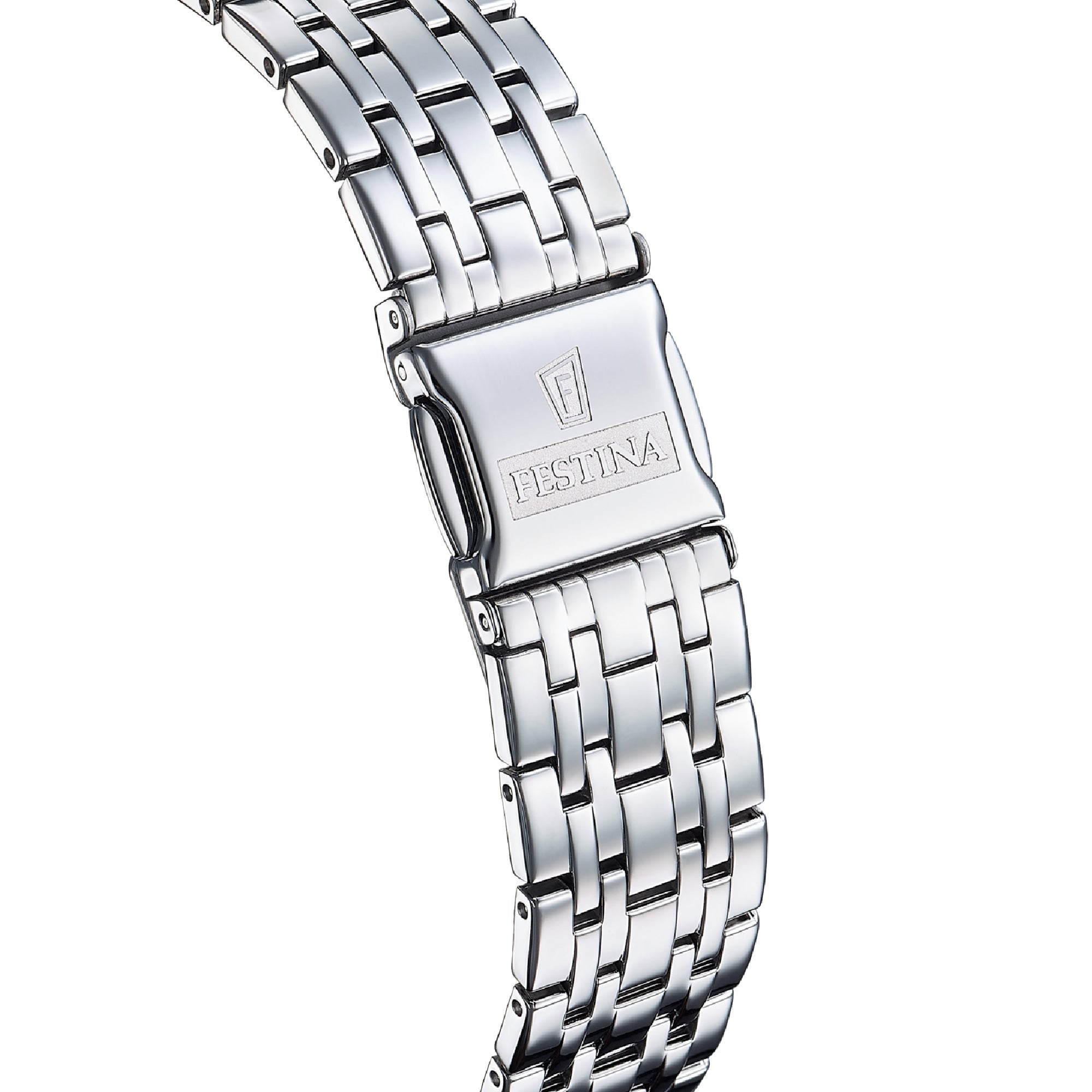 Sapphire with Black Dial Stainless Steel Strap - F20045-4