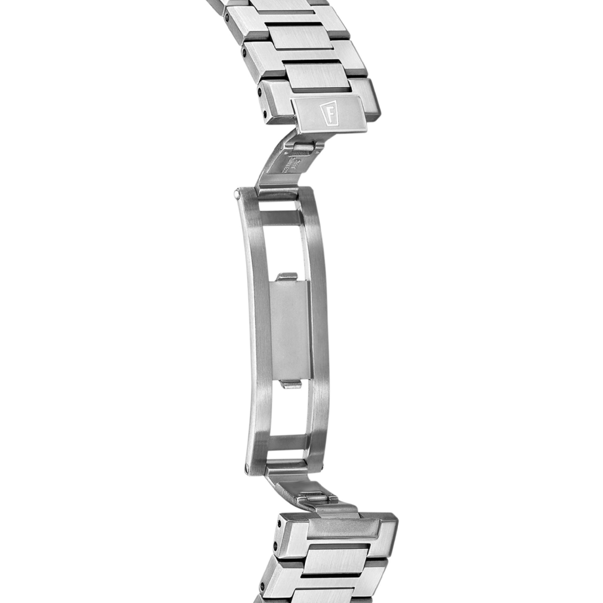 Rivé Open Heart with Silver Dial Stainless Steel Strap - F20054-1