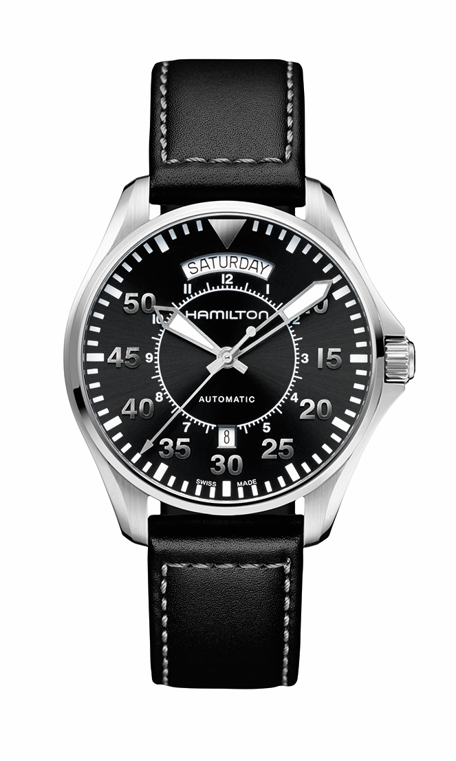 Khaki Aviation Pilot Day Date 42MM Automatic- H64615735