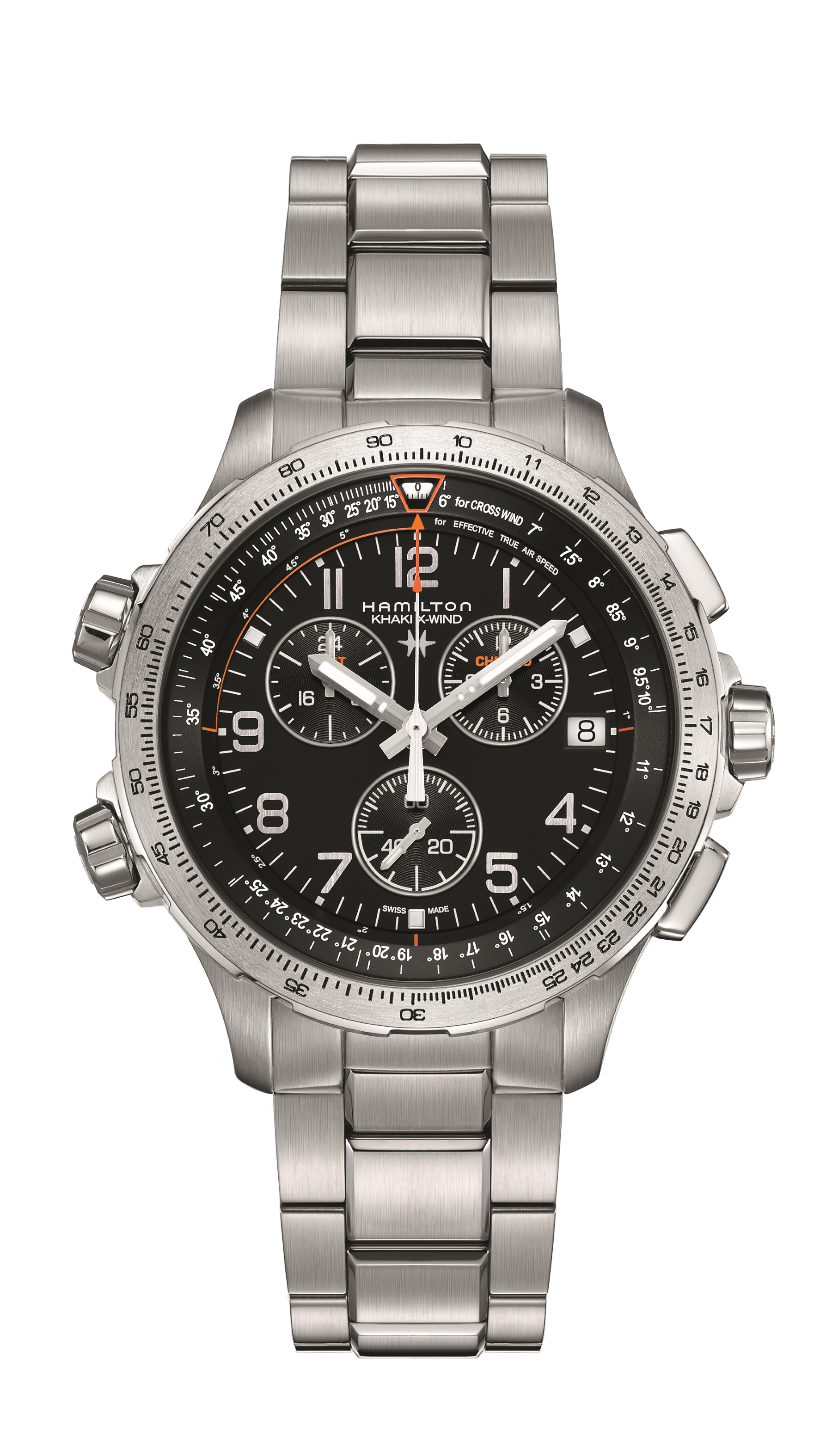 Khaki Aviation X-Wind GMT Chrono 46MM Quartz - H77912135