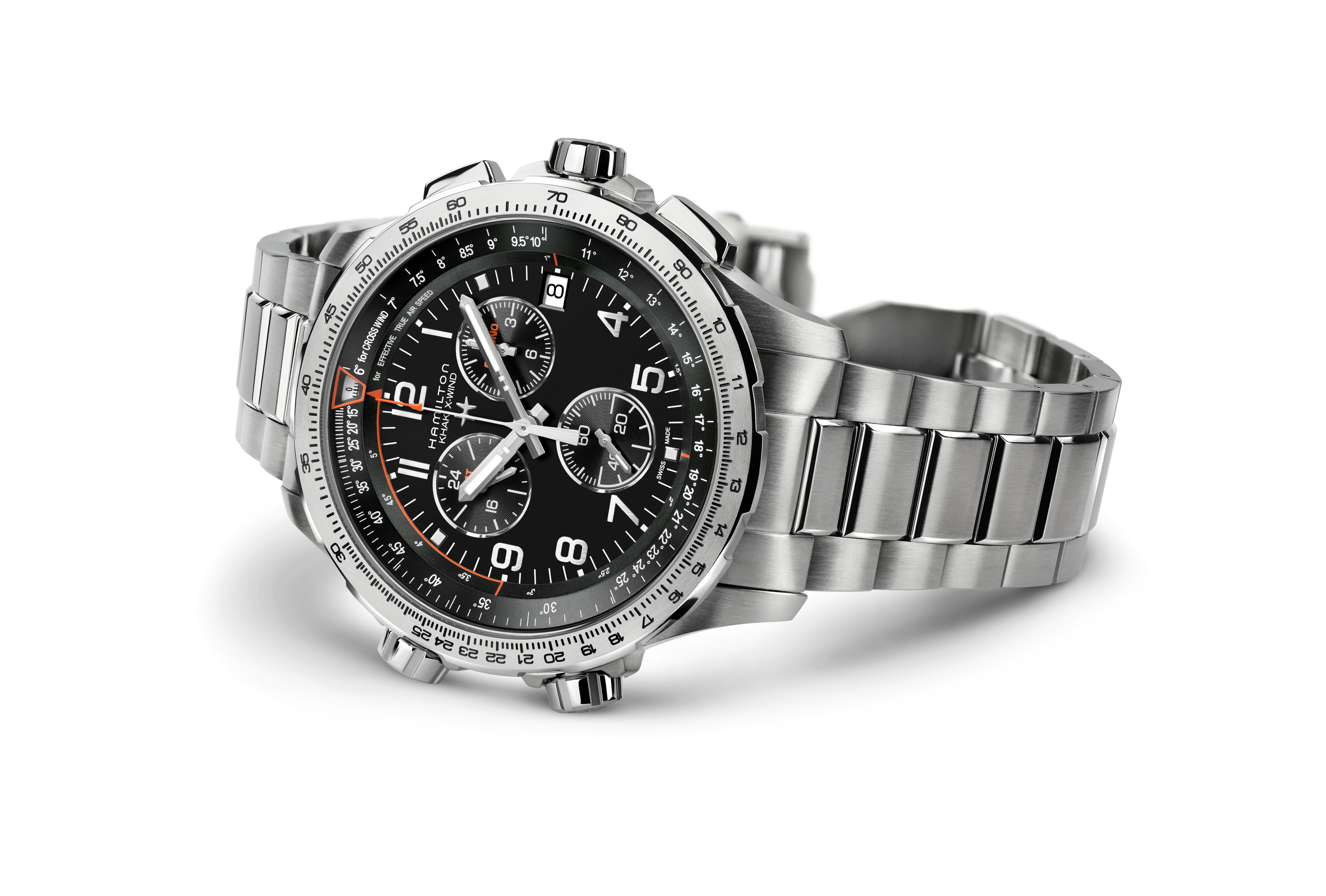 Khaki Aviation X-Wind GMT Chrono 46MM Quartz - H77912135
