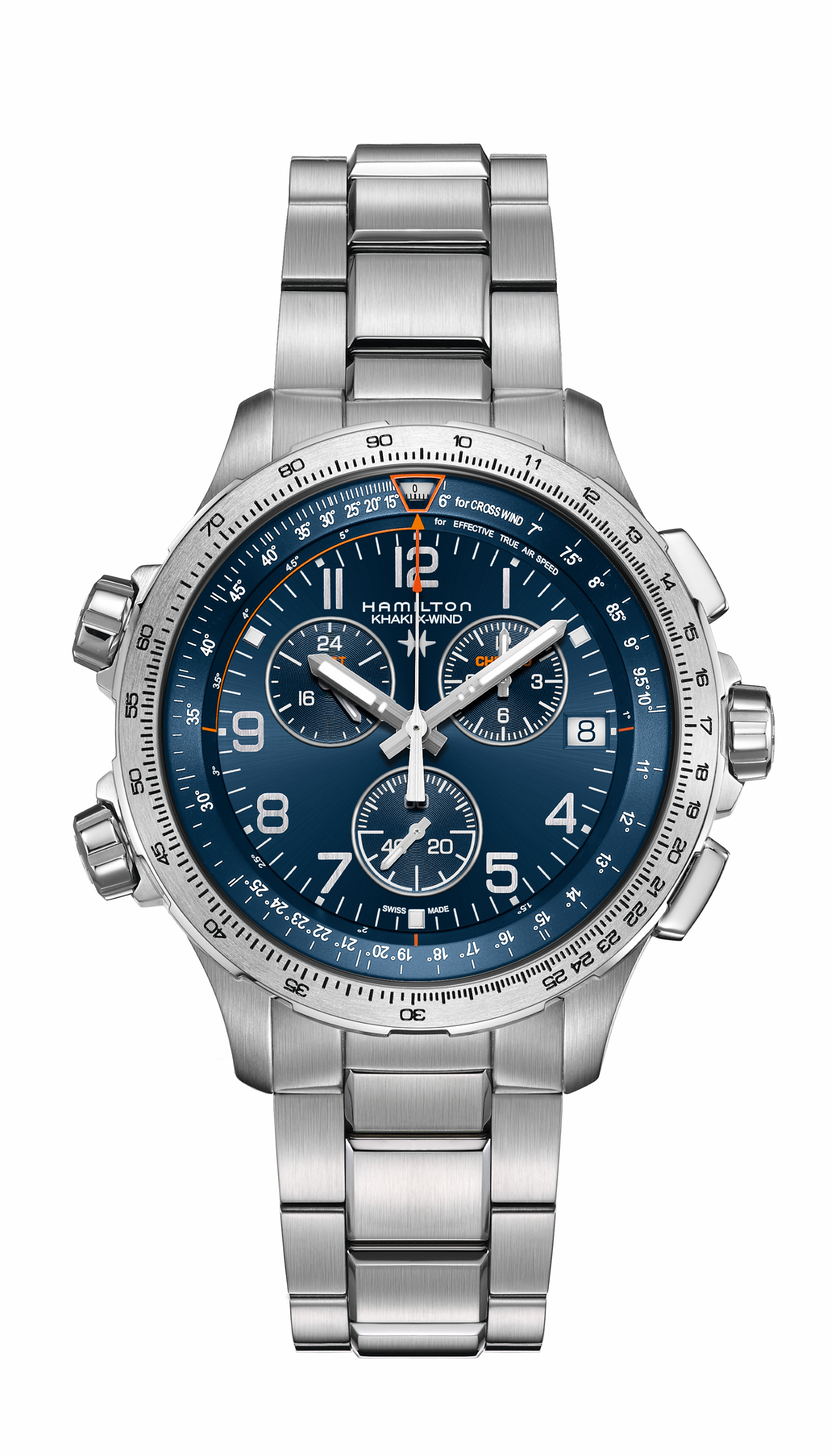 Khaki Aviation X-Wind GMT Chrono 46MM Quartz - H77922141