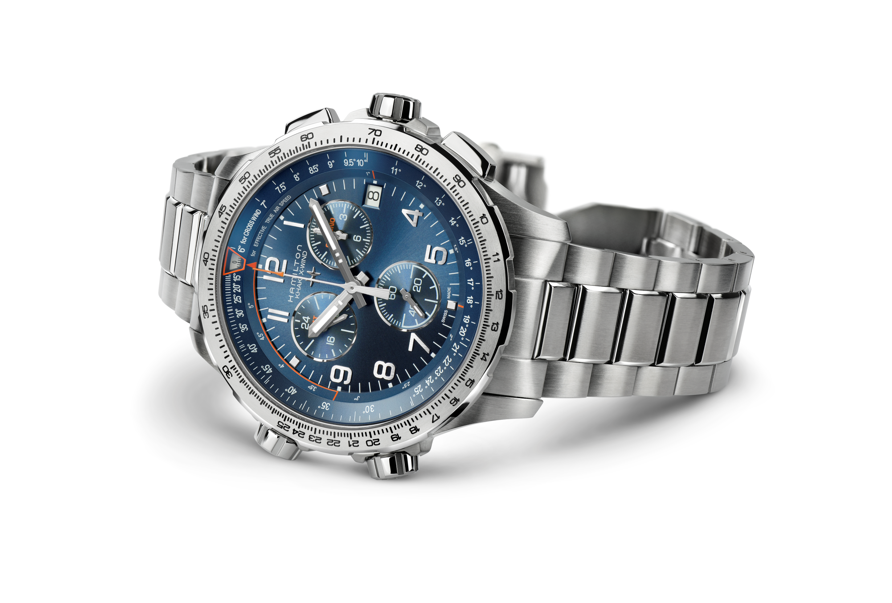 Khaki Aviation X-Wind GMT Chrono 46MM Quartz - H77922141