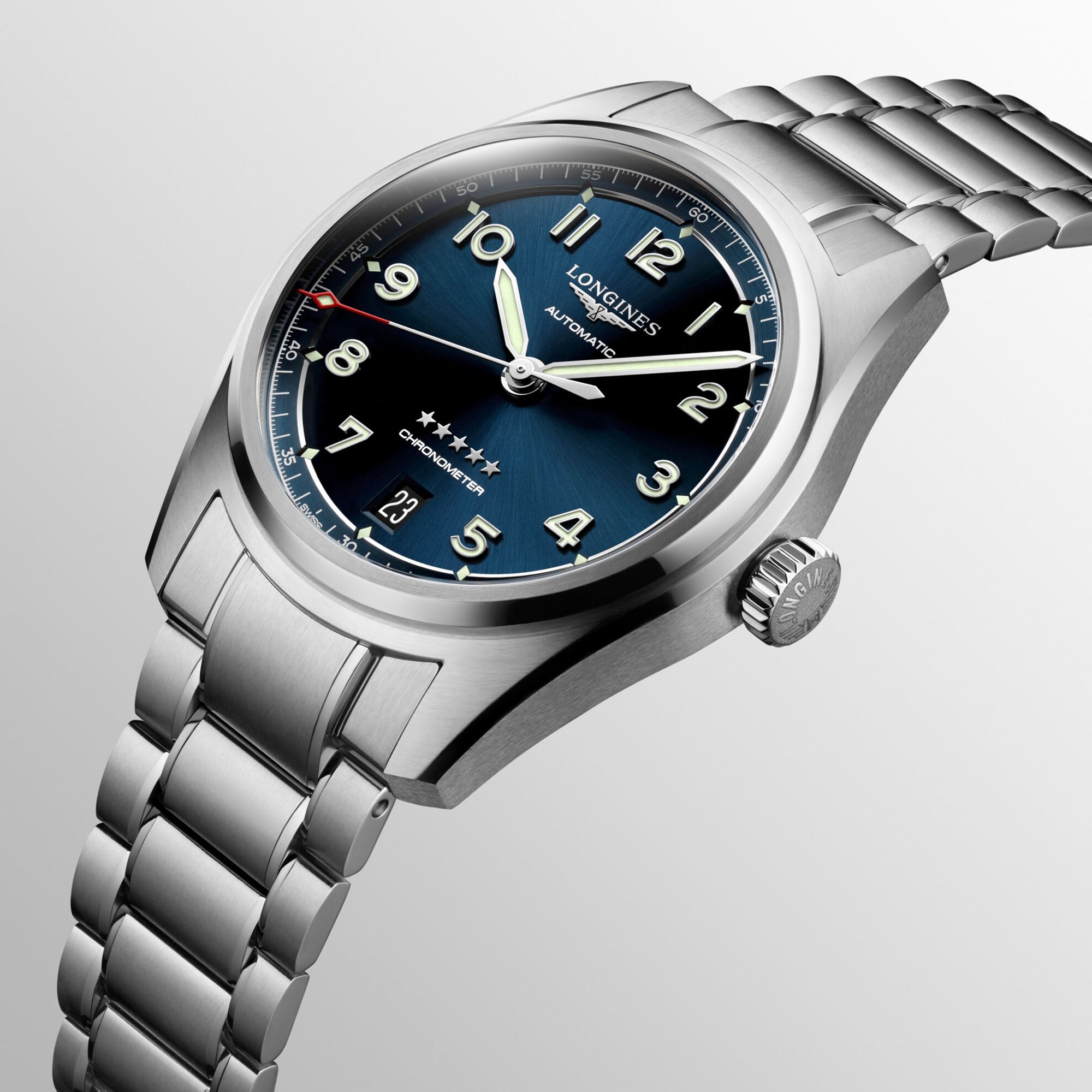 Spirit with Blue Dial Stainless Steel Strap - L34104936