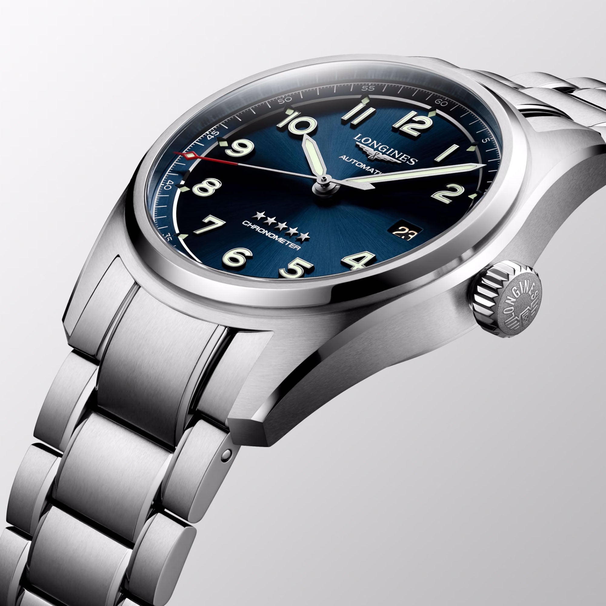 Spirit with Blue Dial Stainless Steel Strap - L38104936