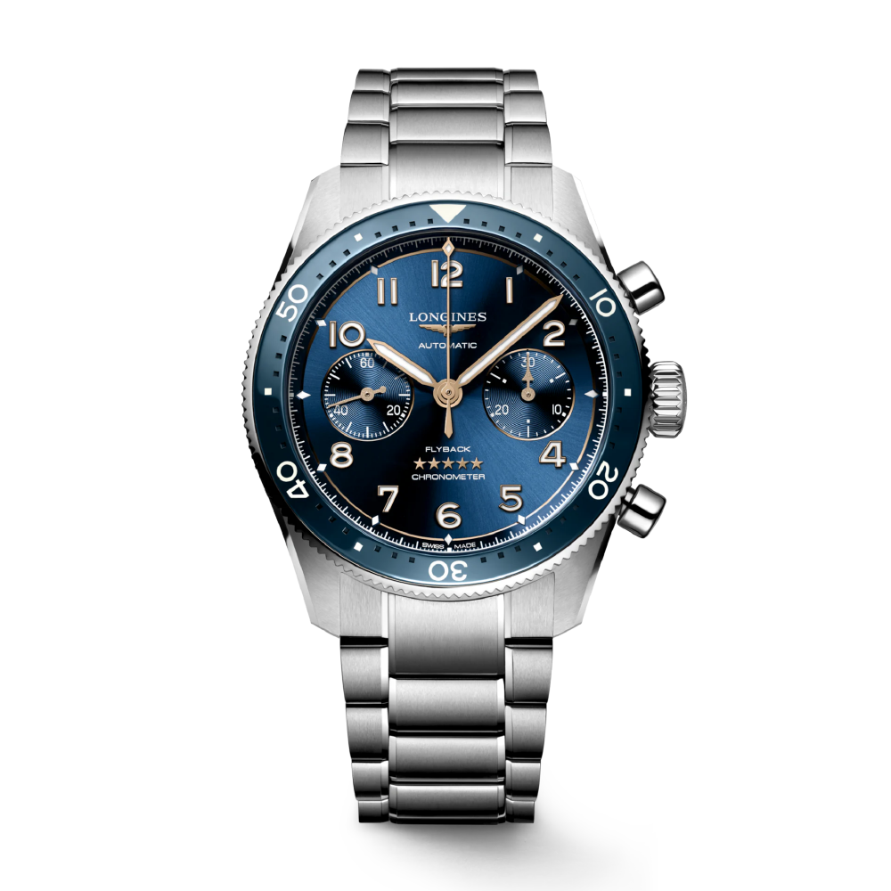 Spirit Flyback with Blue Dial Stainless Steel Strap - L38214936