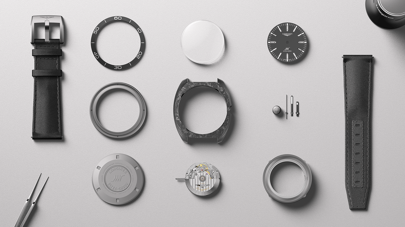 ULTRA‑CHRON CARBON 43MM Automatic - L28394522