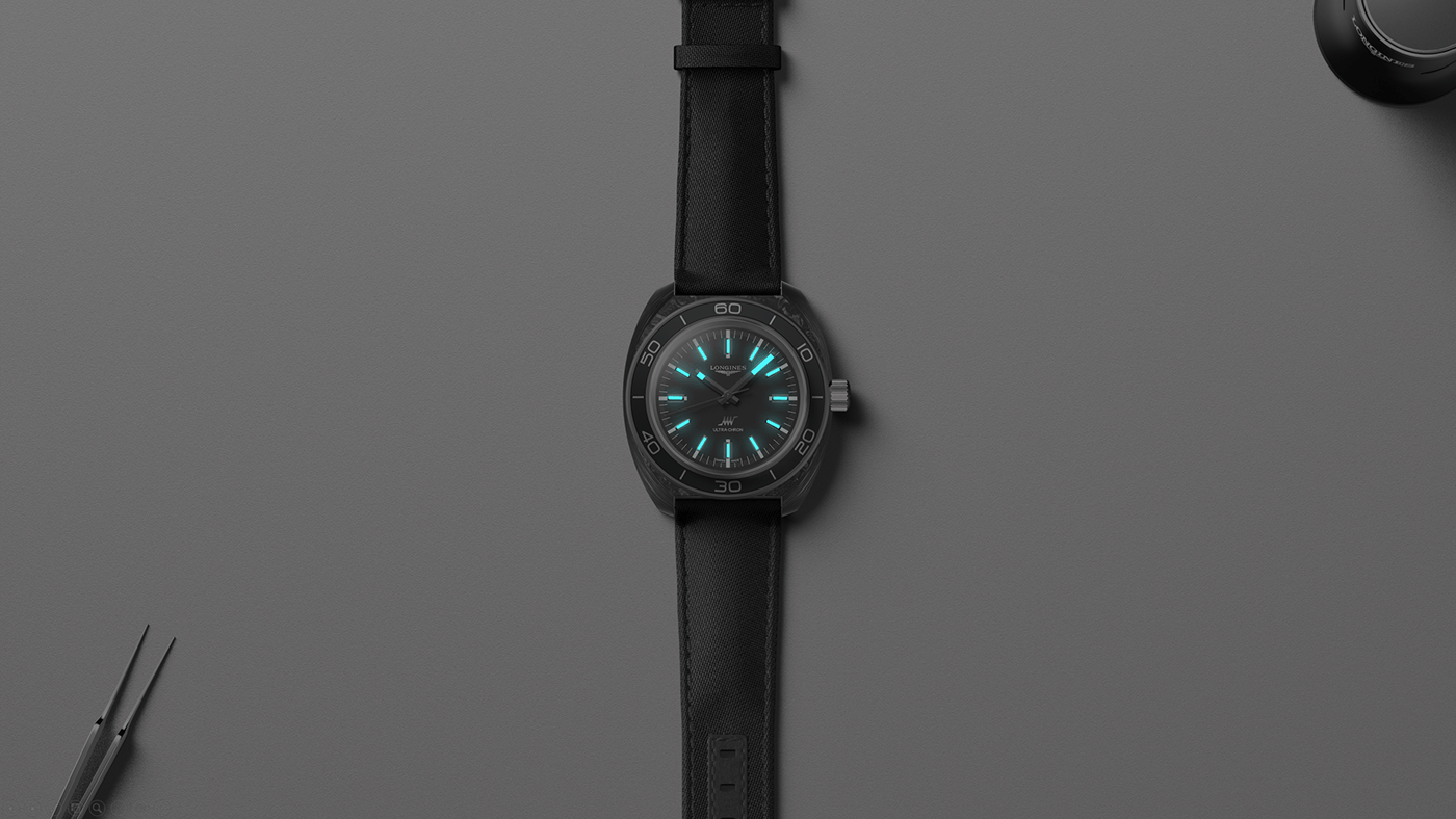 ULTRA‑CHRON CARBON 43MM Automatic - L28394522