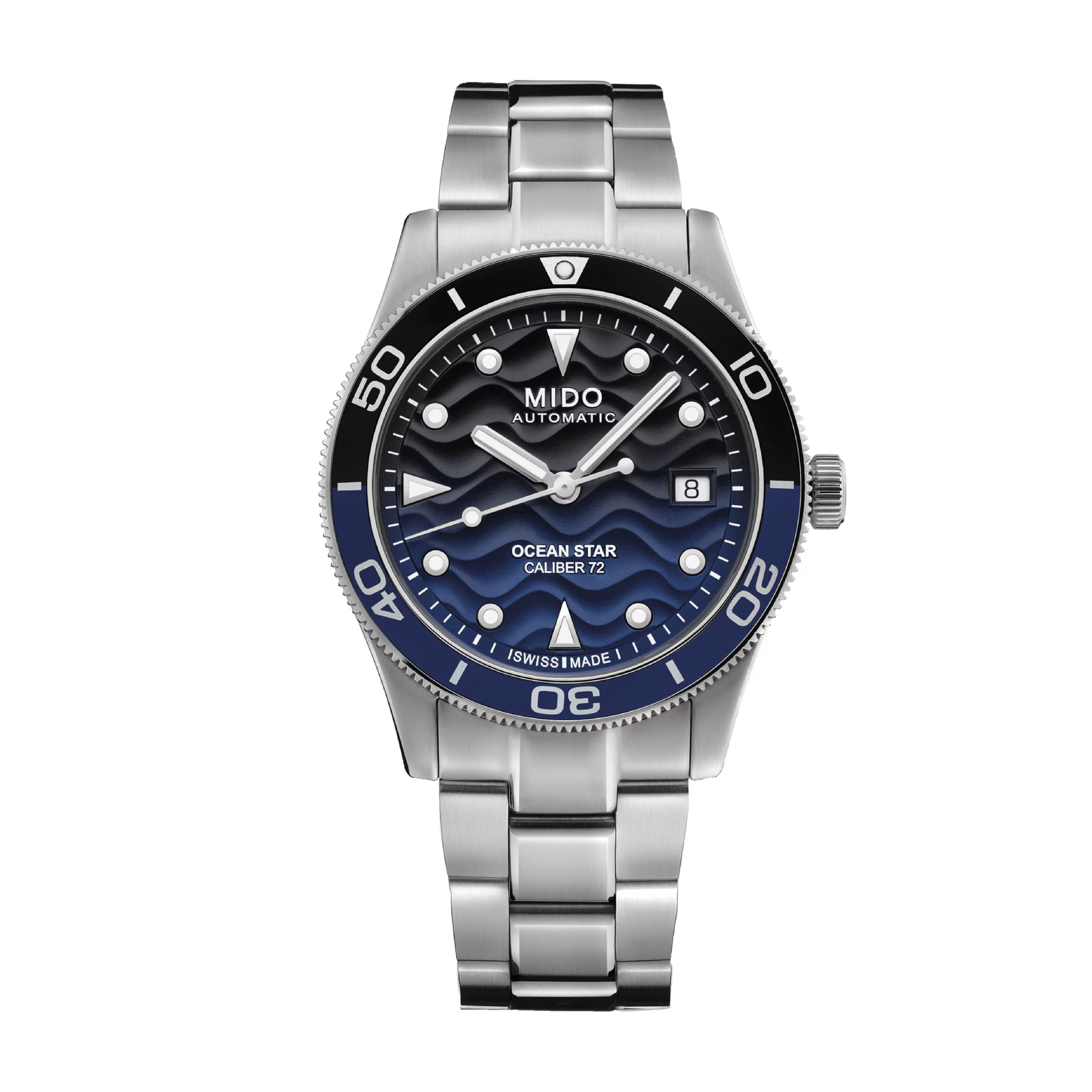 Ocean Star 39 with Blue Dial Stainless Steel Strap - M0269071104100