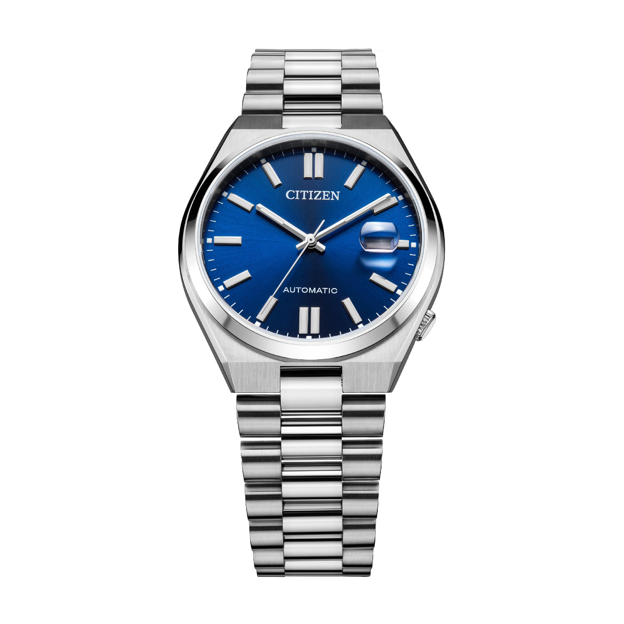 TSUYOSA with Blue Dial Stainless Steel Strap - NJ0150-56L