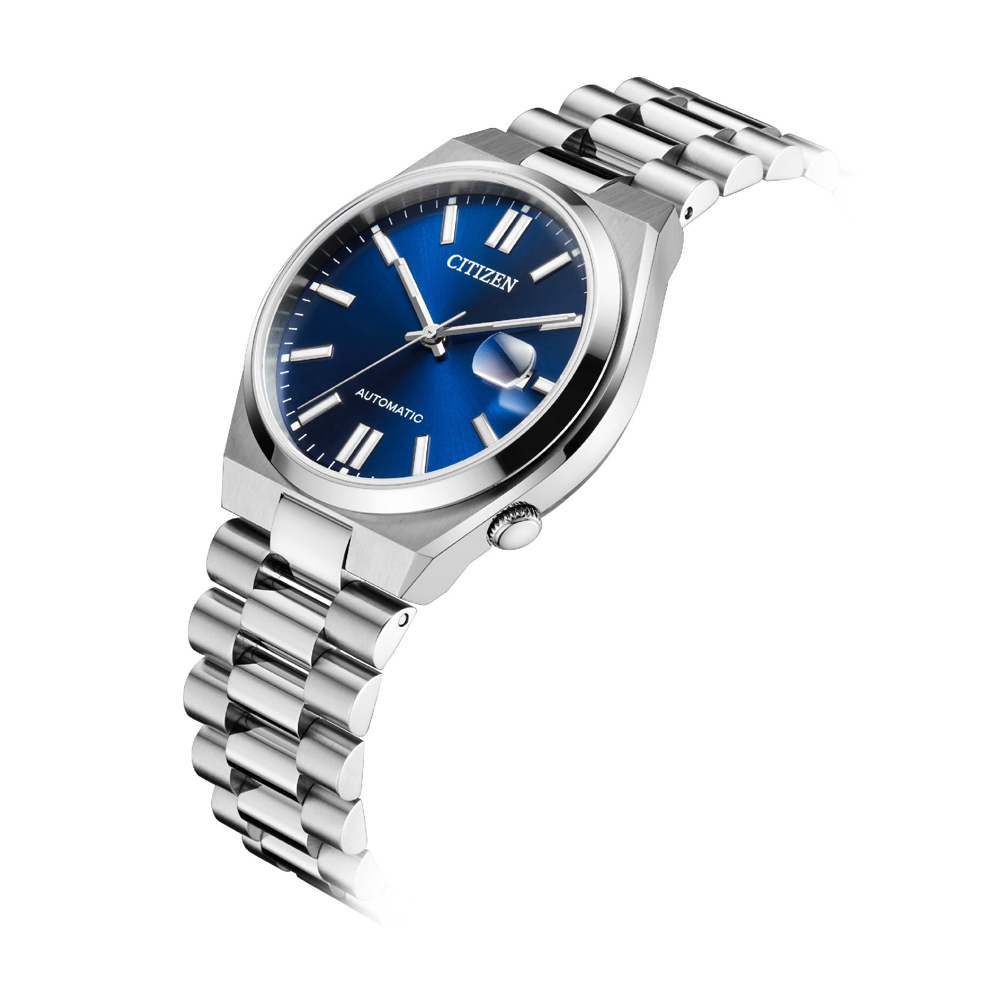 TSUYOSA with Blue Dial Stainless Steel Strap - NJ0150-56L