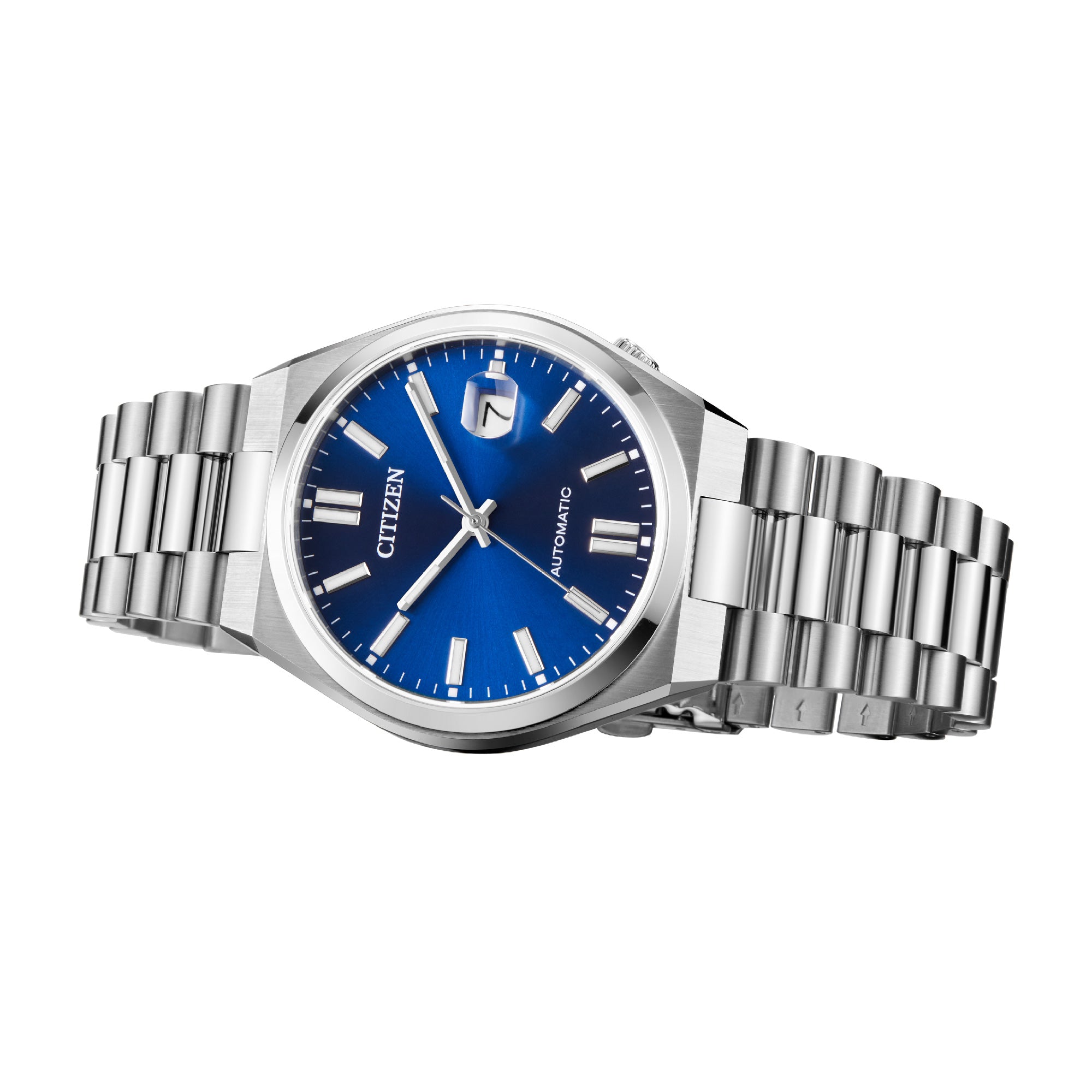 TSUYOSA with Blue Dial Stainless Steel Strap - NJ0150-56L