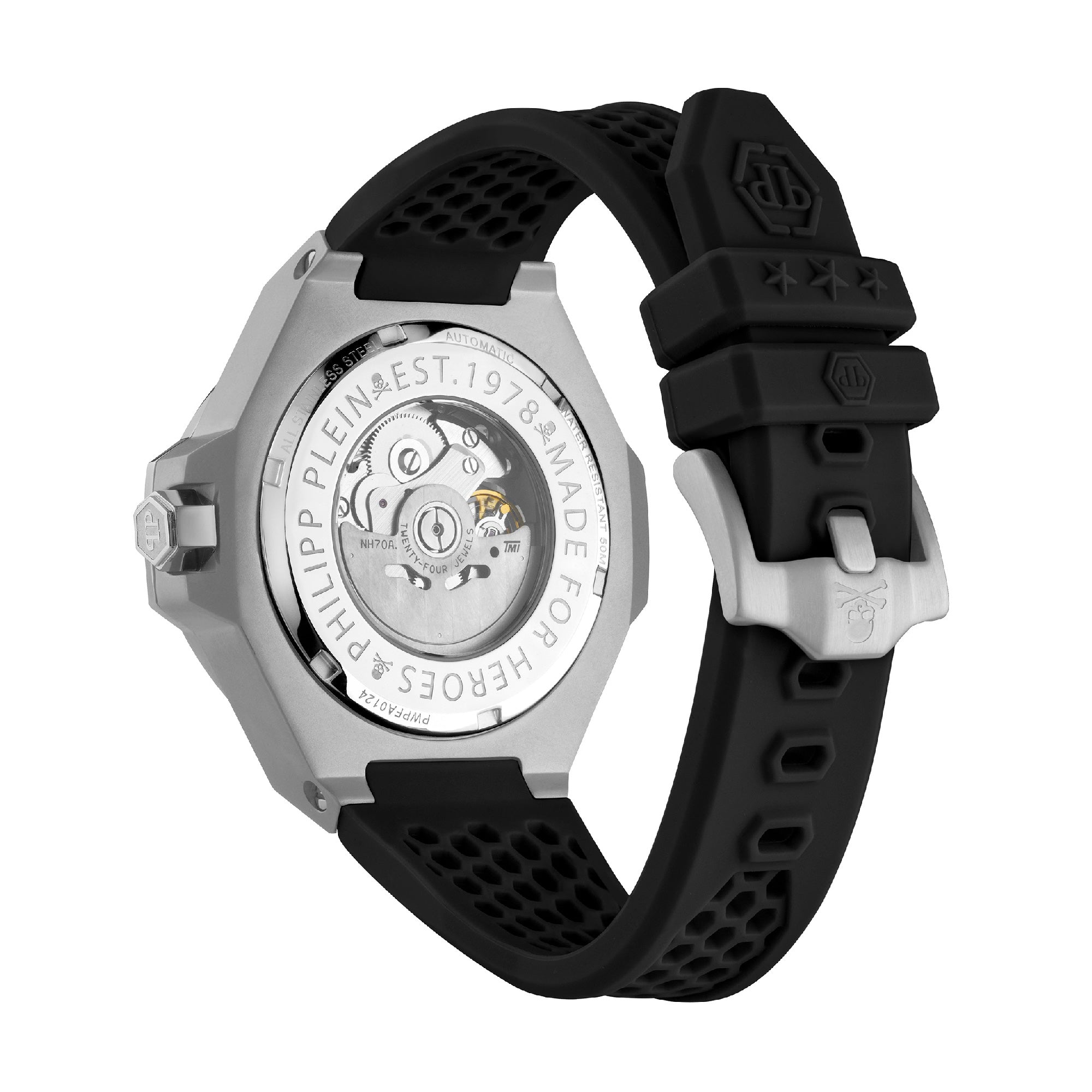 Skeleton Royal with Skeleton Dial Silicone Strap - PWPFA0124