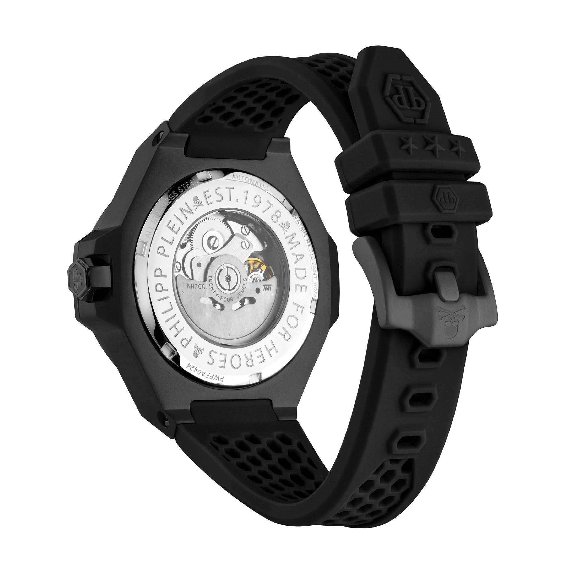 Skeleton Royal with Skeleton Dial Silicone Strap - PWPFA0424