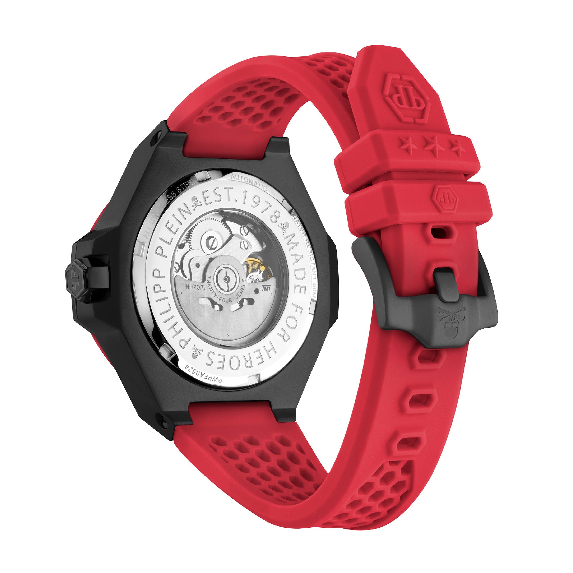 Skeleton Royal with Skeleton Dial Silicone Strap - PWPFA0524