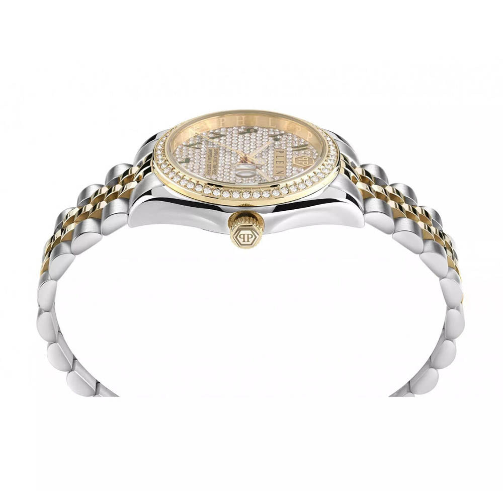 Date Superlative with Gold Dial Stainless Steel Strap - PWYAA0823