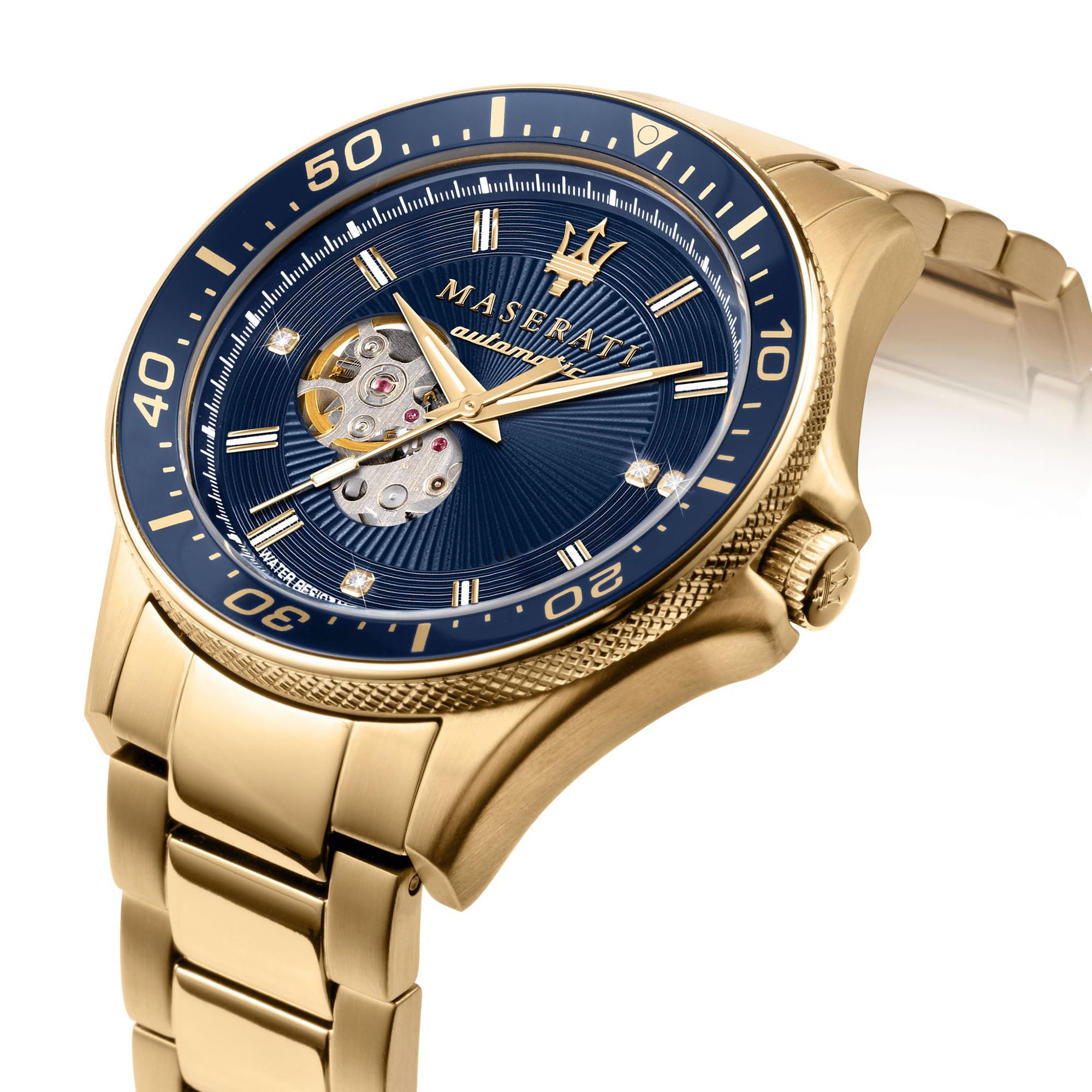 Sfida with Blue Dial Stainless Steel Strap - R8823140004