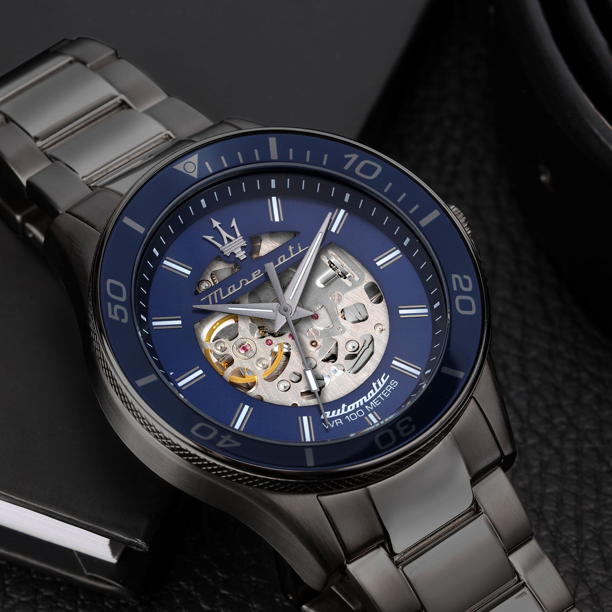 Sfida with Blue Dial Stainless Steel Strap - R8823140009