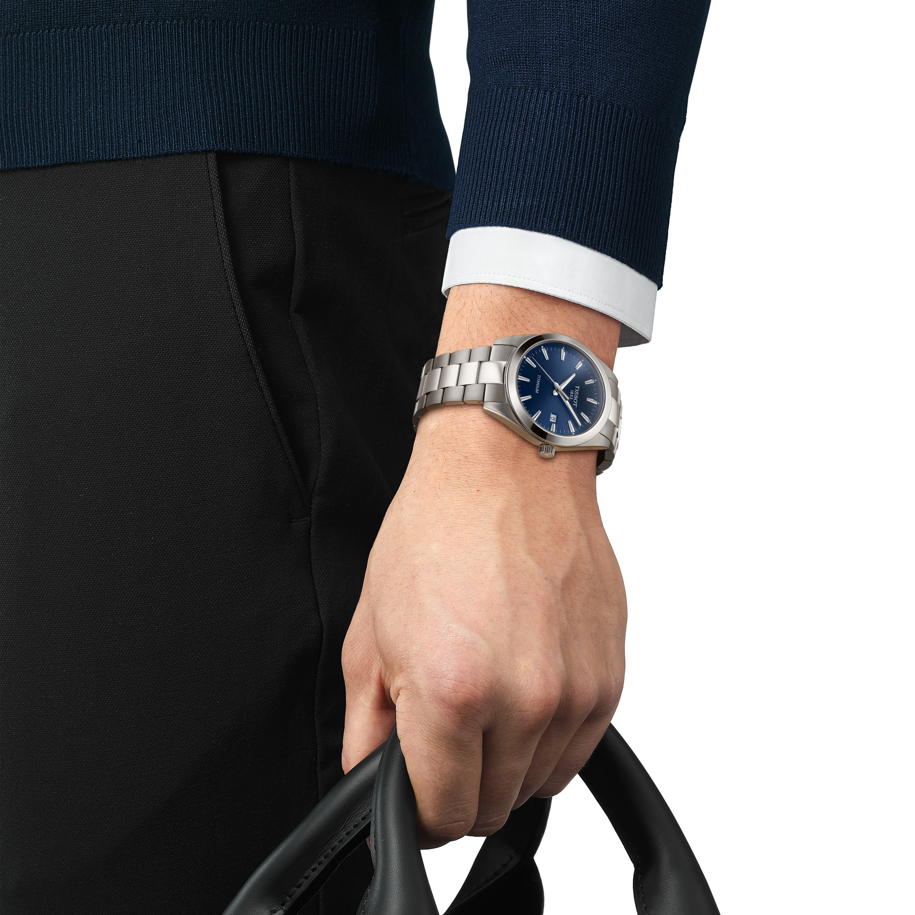 Gentleman Titanium 40MM Quartz - T1274104404100
