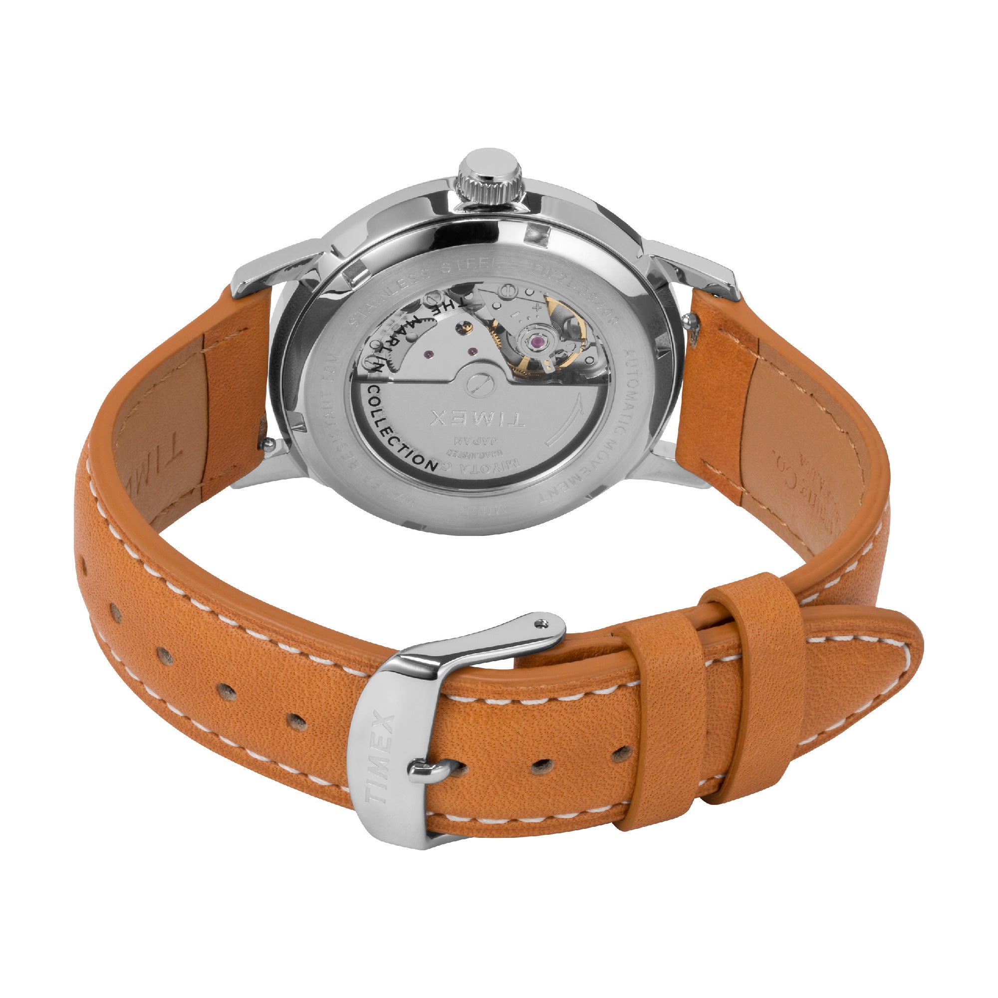 Marlin with Blue Dial Leather Strap - TW2U38400