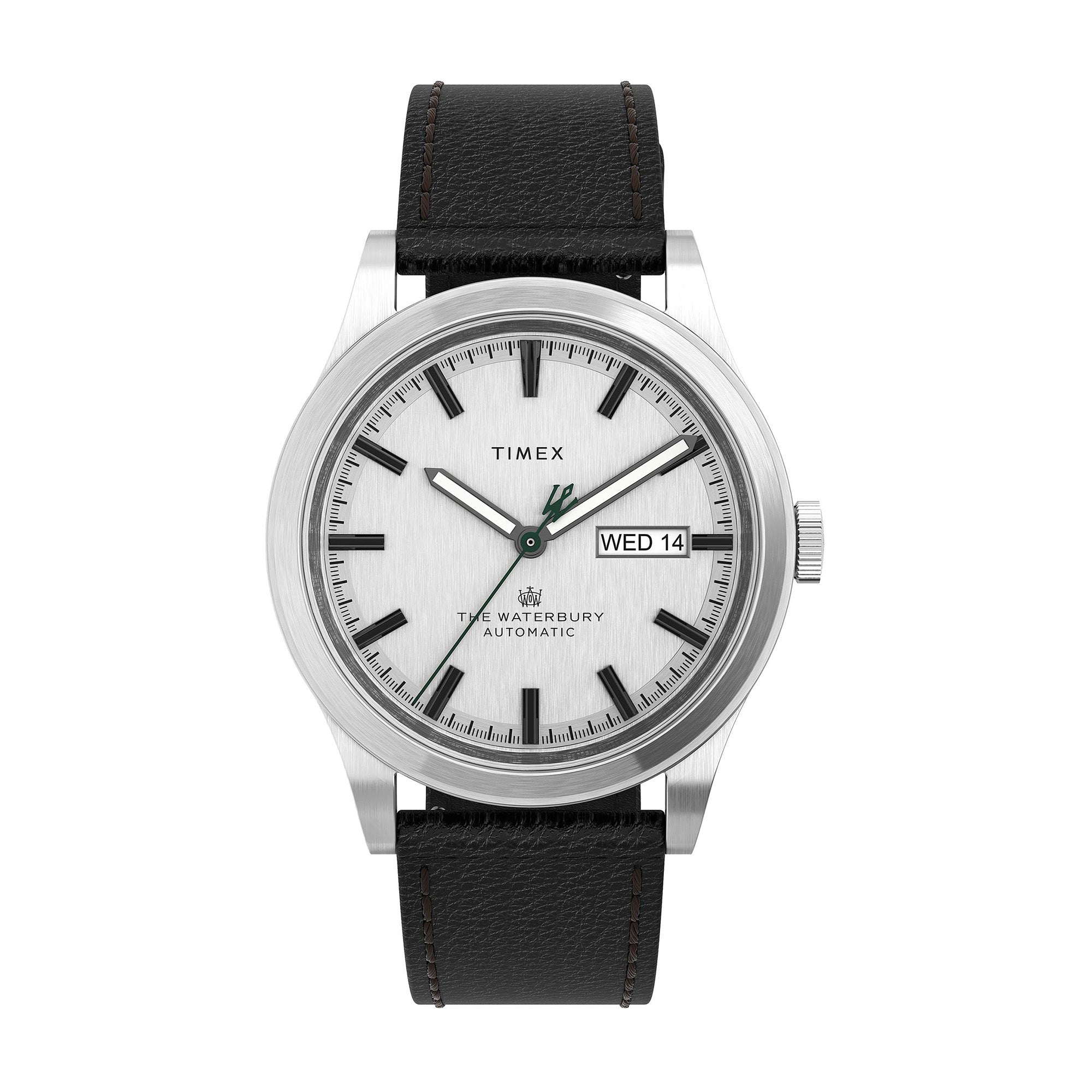 Waterbury with Silver Dial Leather Strap - TW2U83700